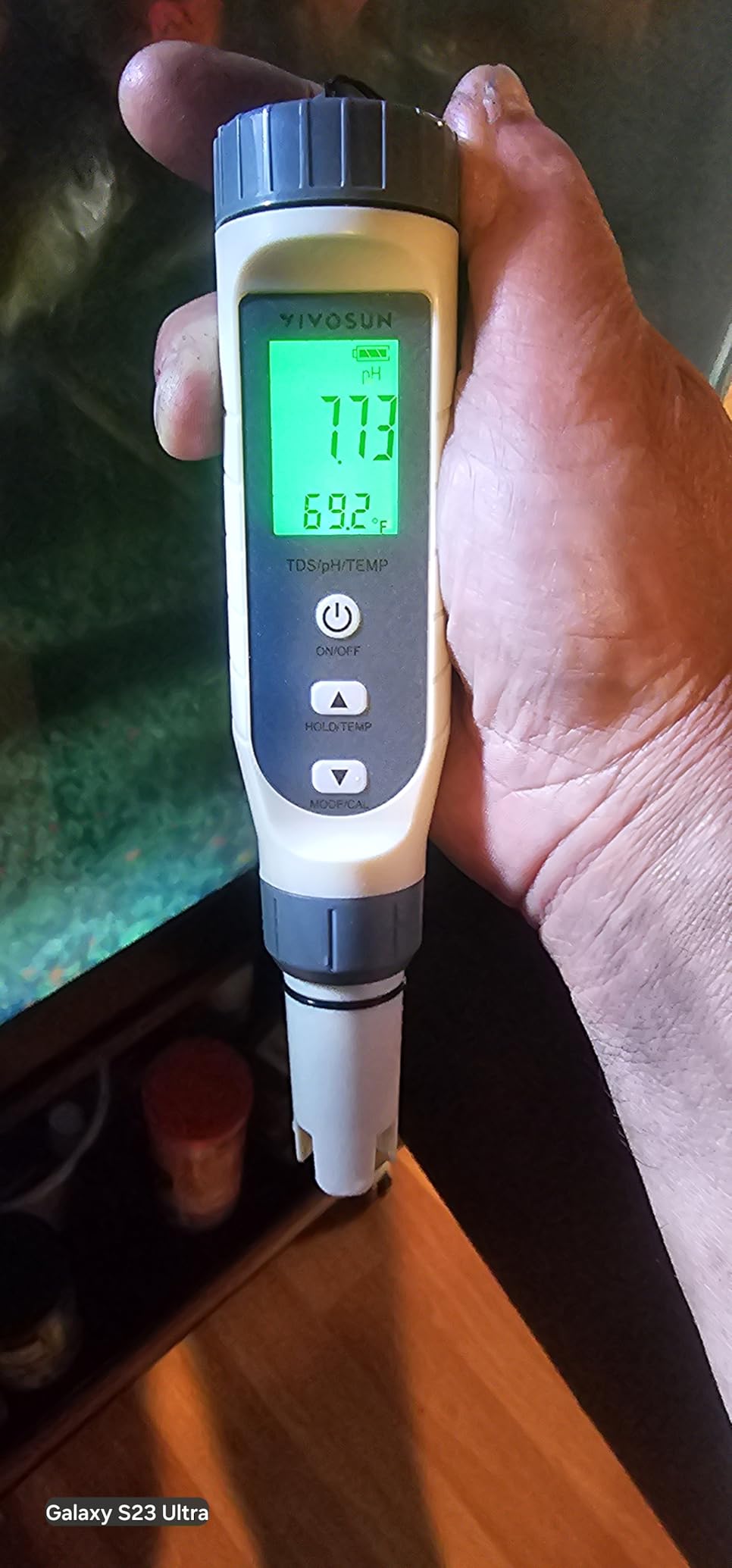VIVOSUN 5-in-1 Digital PH Meter with Salinity/TDS/EC/Temperature Function customer photo 2