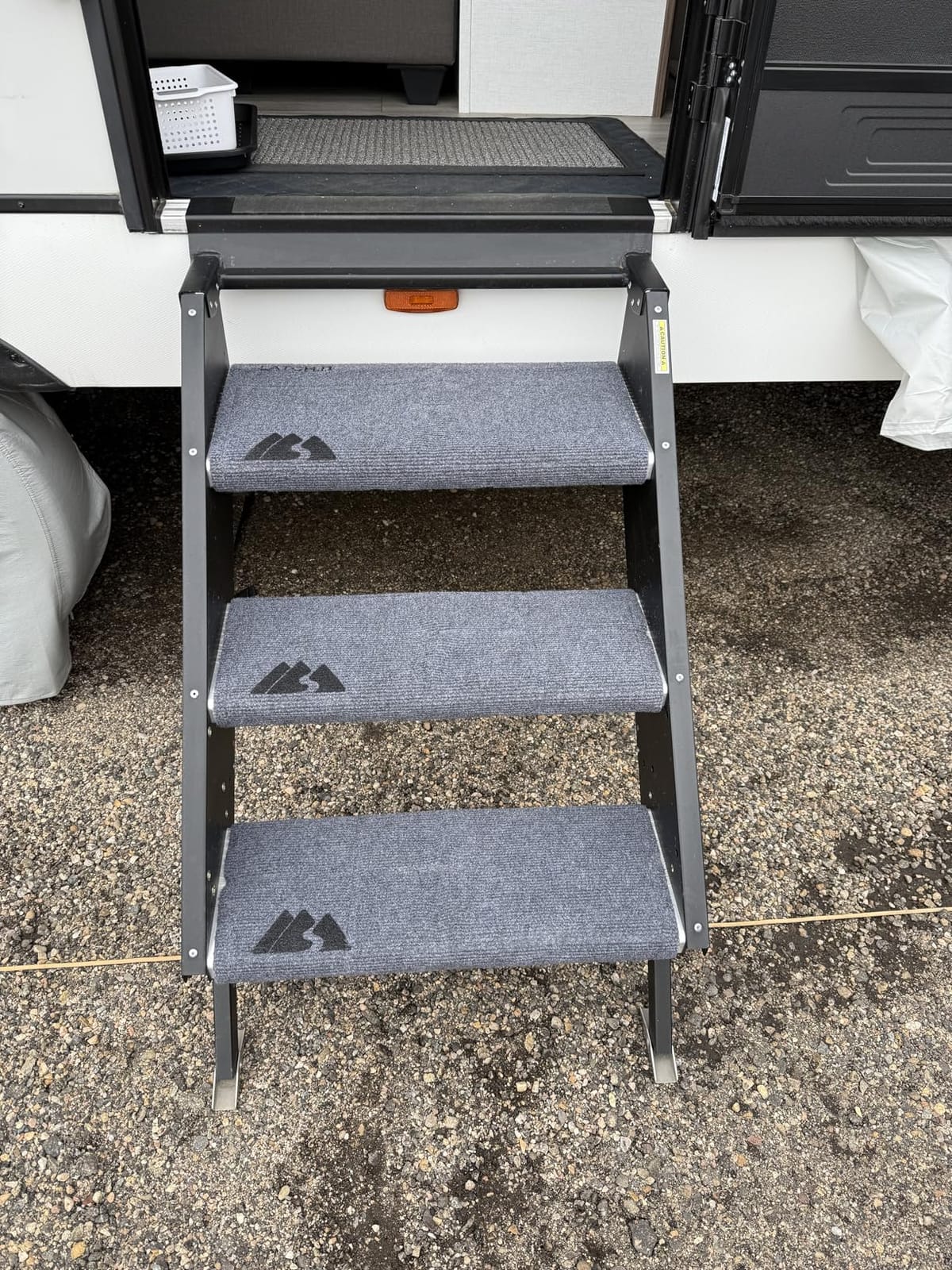 LATCH.IT RV Step Covers 4 Pack | 23-inch Wide Camper Step Covers Fit 8-11