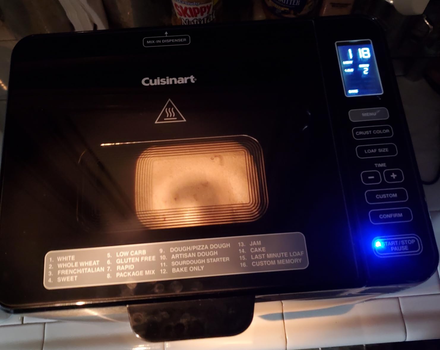 Cuisinart Bread Maker Machine, 16 Menu Programs, Stainless Steel, 2-Lb Loaf customer photo 2