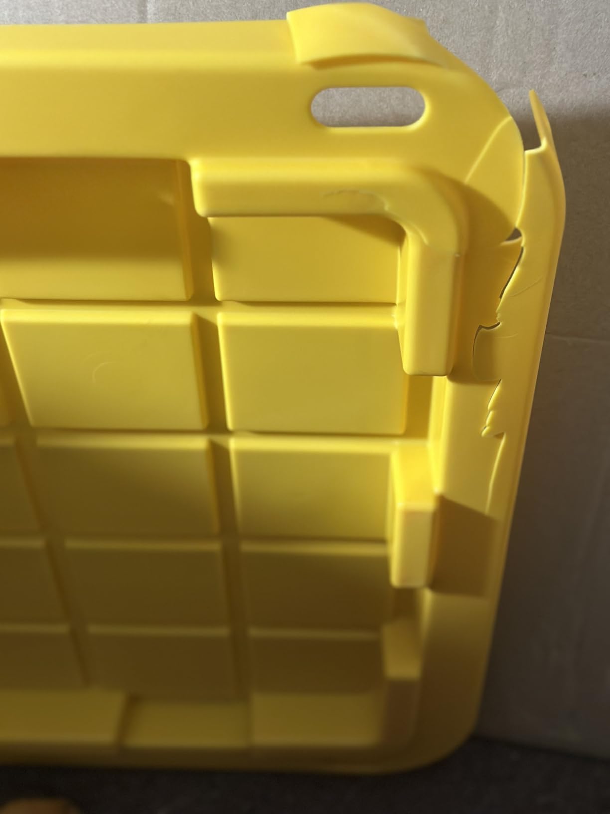 CX Heavy Duty 27-Gallon Stackable Plastic Storage Bins with Lids, 4 Pack customer photo 1