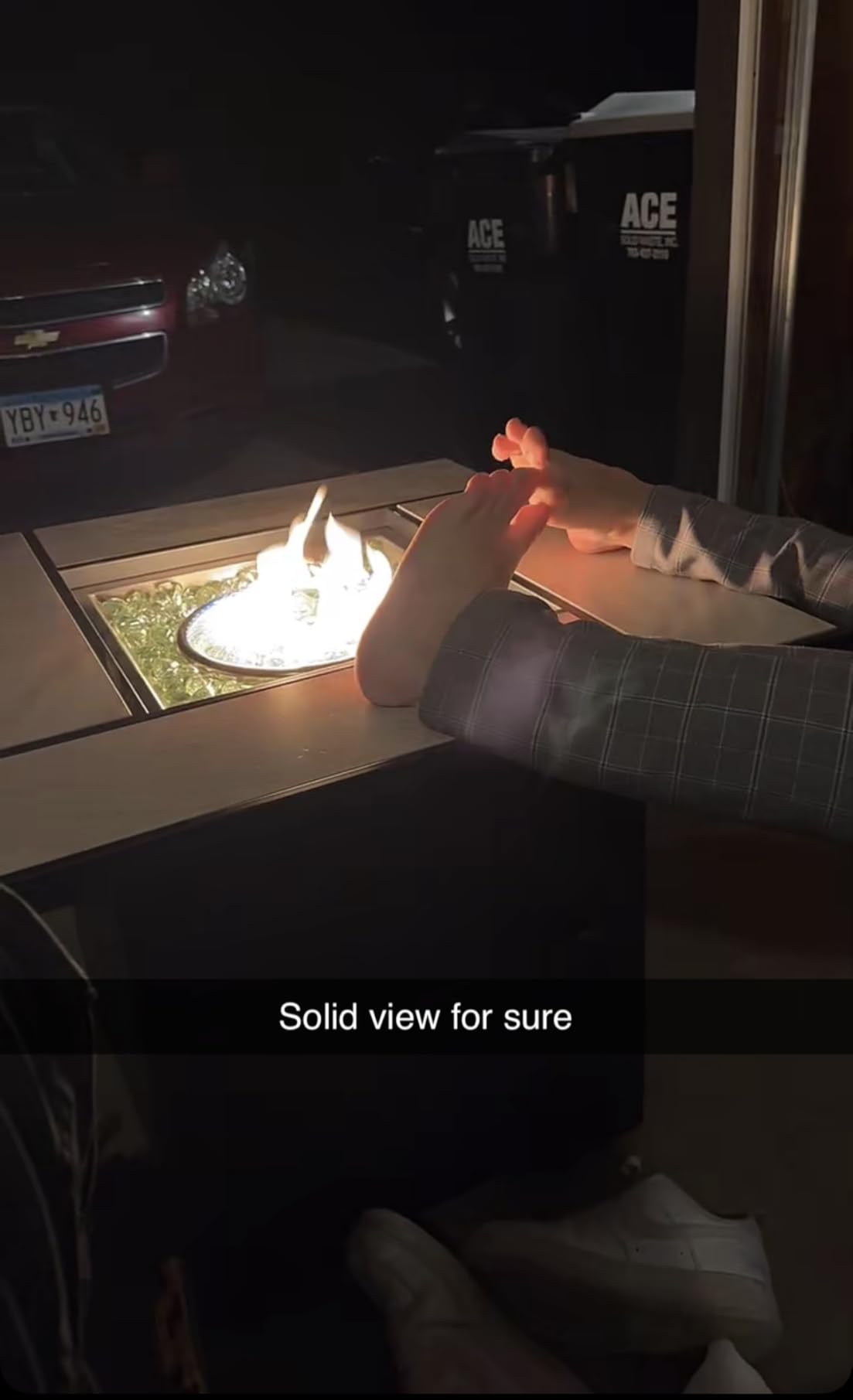 OutVue 30 Inch Propane Fire Pit Table with Real Ceramic Tabletop customer photo 1