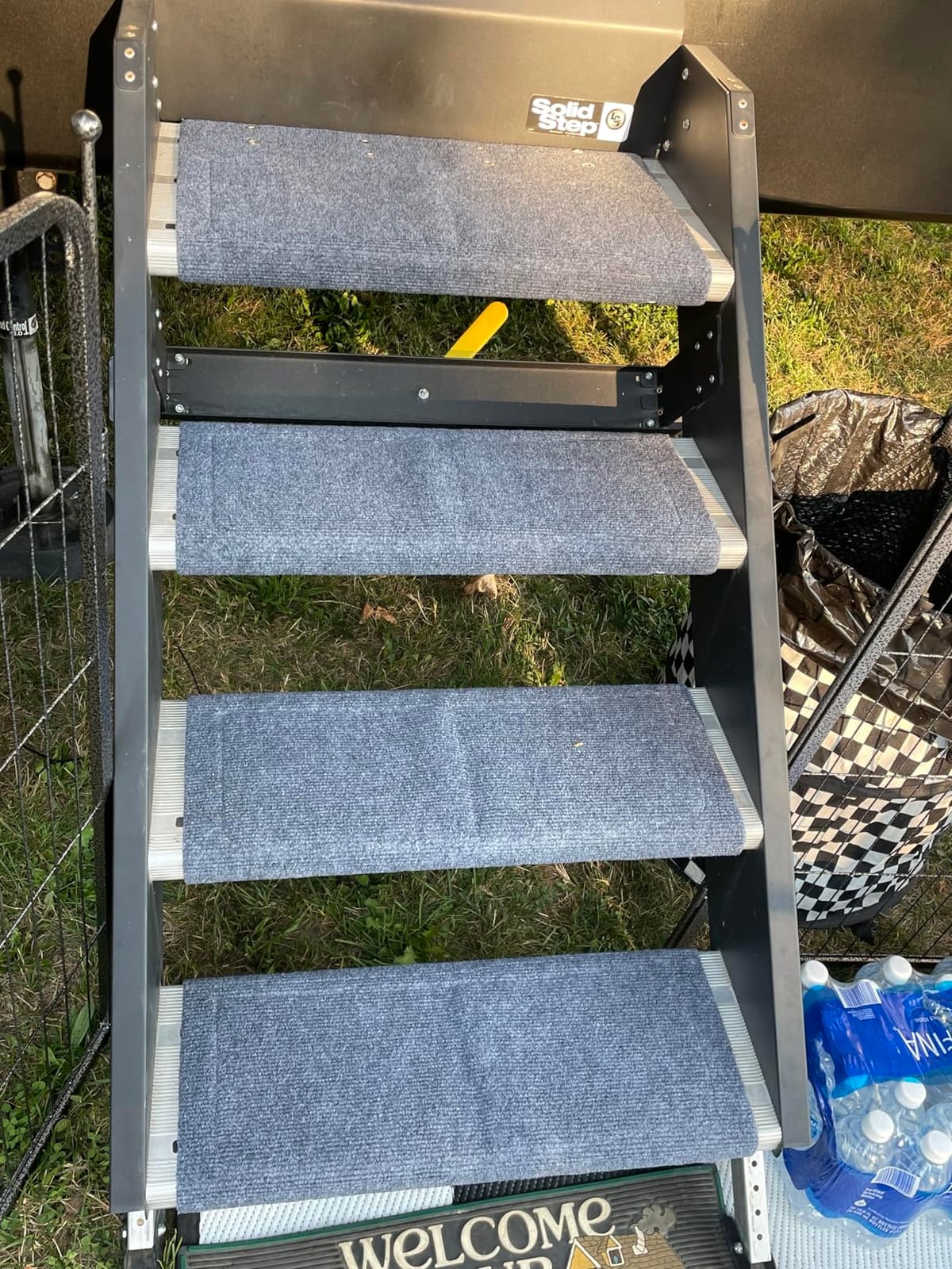 WATERWICH RV Step Covers Rugs 4 Pack RV Camper Step Covers with Hooks customer photo 2