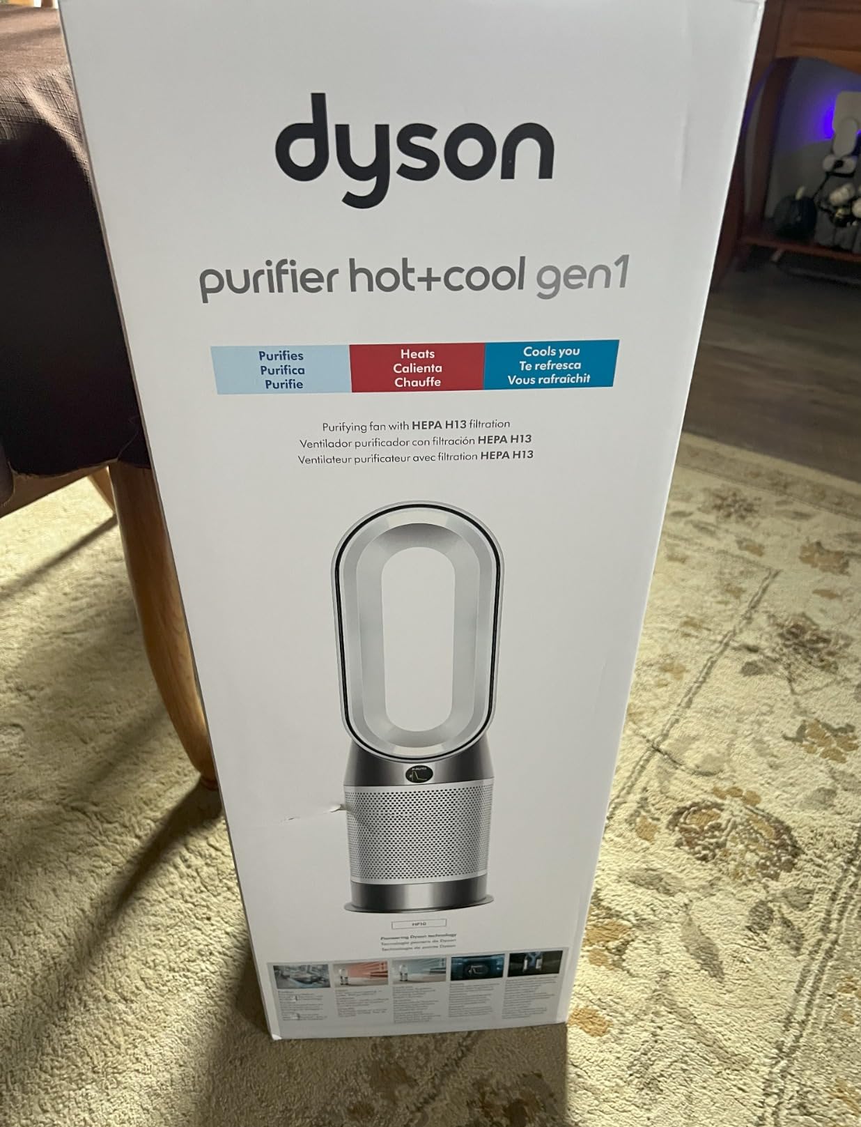 Dyson Purifier Hot+Cool Gen1 HP10 - HEPA Air Purifier, Fan & Heater, 350° Oscillation, 10 Levels, bladeless (White) customer photo 1