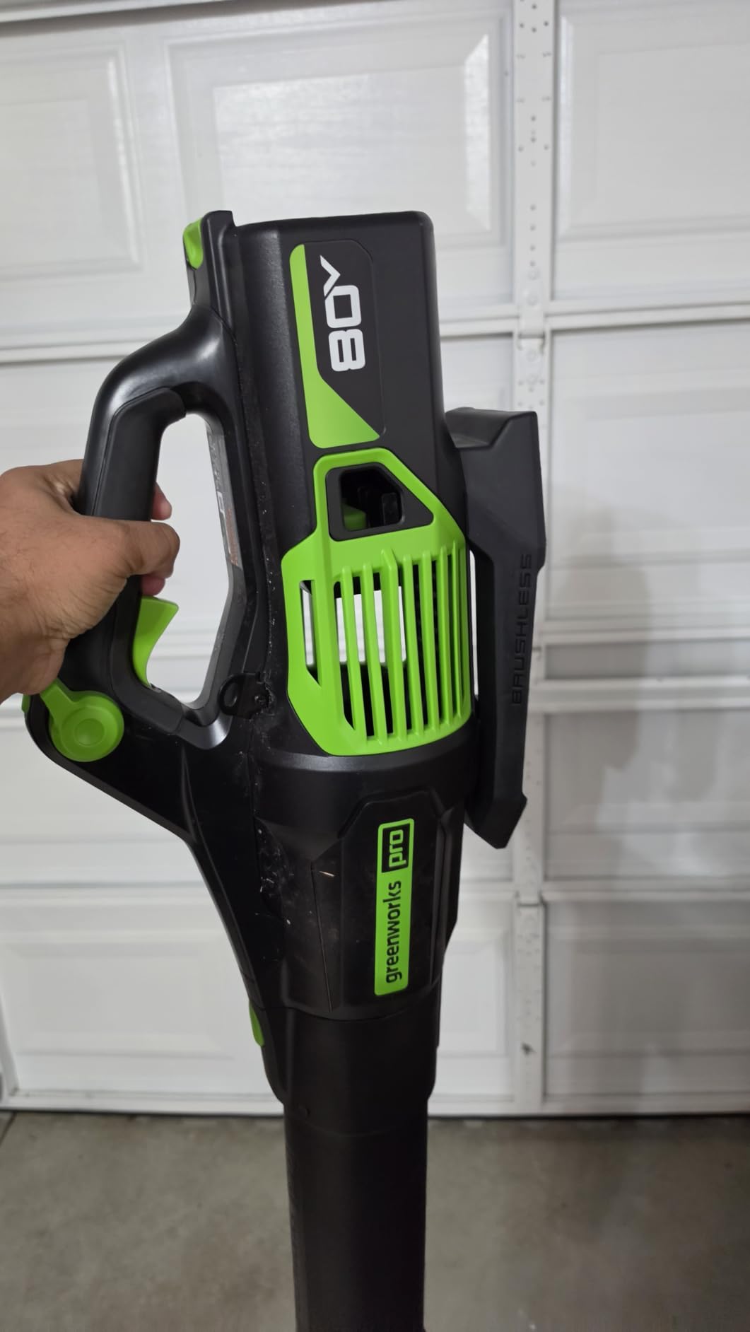Greenworks 80V Backpack Leaf Blower, 750 CFM, 4.0 Ah Battery and Charger customer photo 1