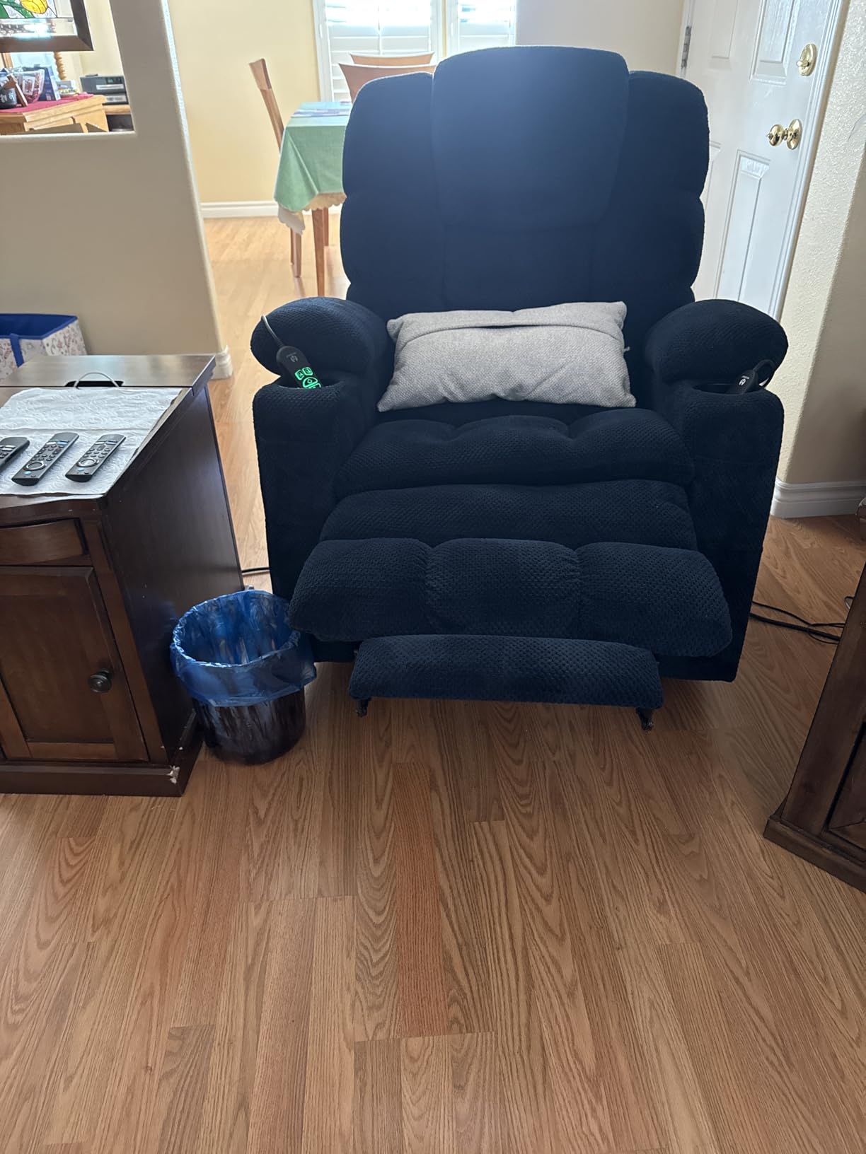 MCombo 3 Motor Power Lift Recliner, Heat and Massage, 7634, Large customer photo 1
