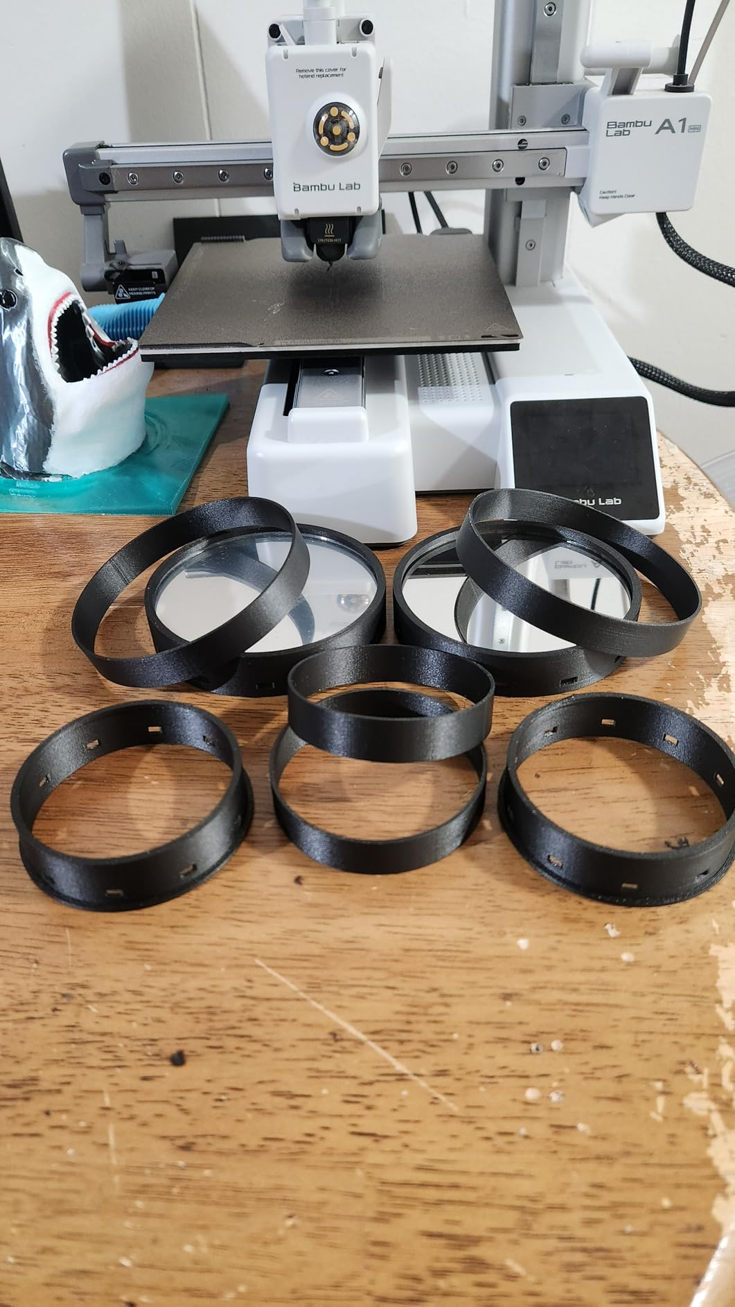 FLASHFORGE Carbon Fiber PETG Filament 1.75mm, Carbon Fiber PETG 3D Printer Filament, 1KG Spool Dimensional Accuracy +/- 0.02mm, Lightweight & Heat-Resistant & Moisture Free (Black) customer photo 1
