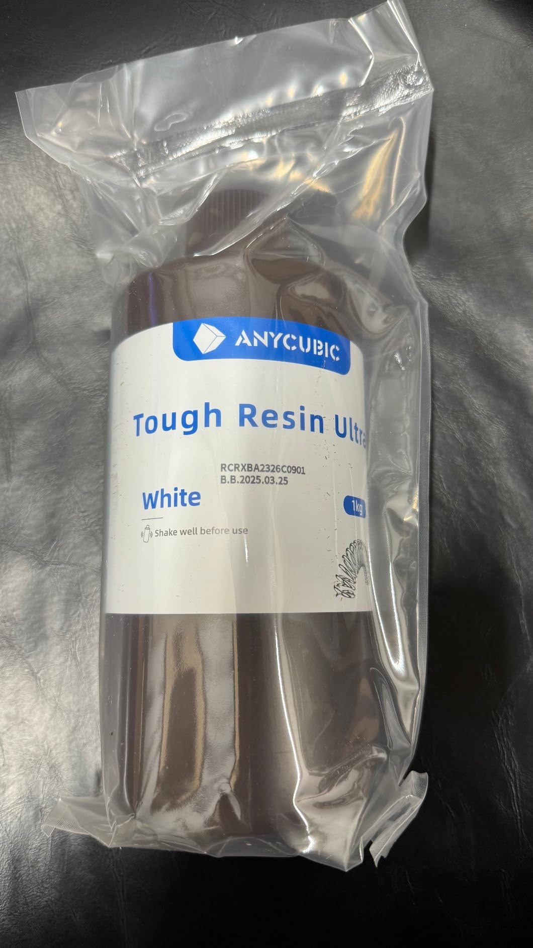 ANYCUBIC Ultra Tough Resin, 3D Printer Resin with Strong Impact Resistance and High Flexibility, Suitable for Direct Use or as an Additive, Wide Compatible for LCD Resin 3D Printers (Black, 1kg) customer photo 2