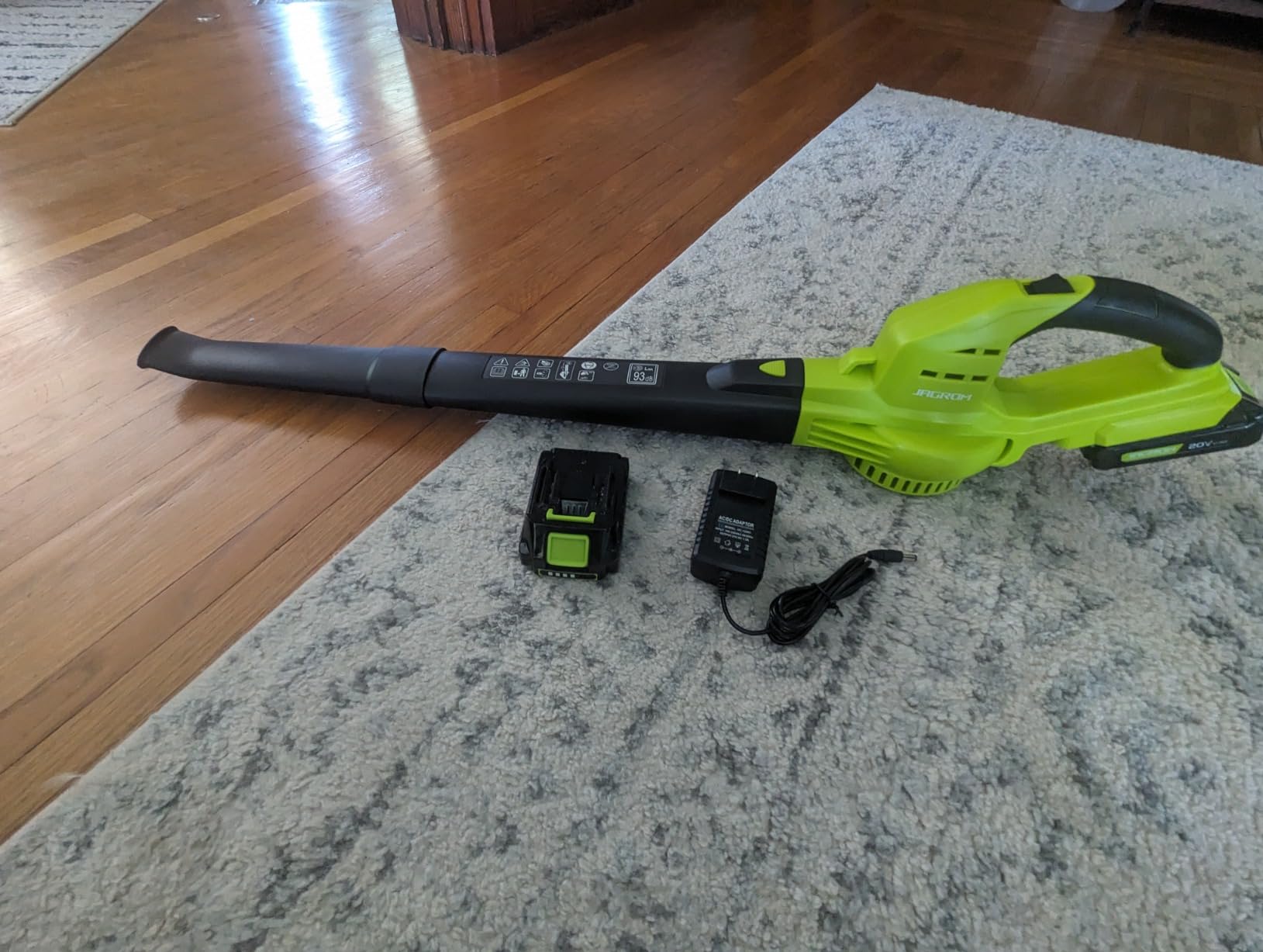 Leaf Blower Cordless with 2.0Ah Battery & Charger, 130MPH 180CFM High Speed customer photo 2
