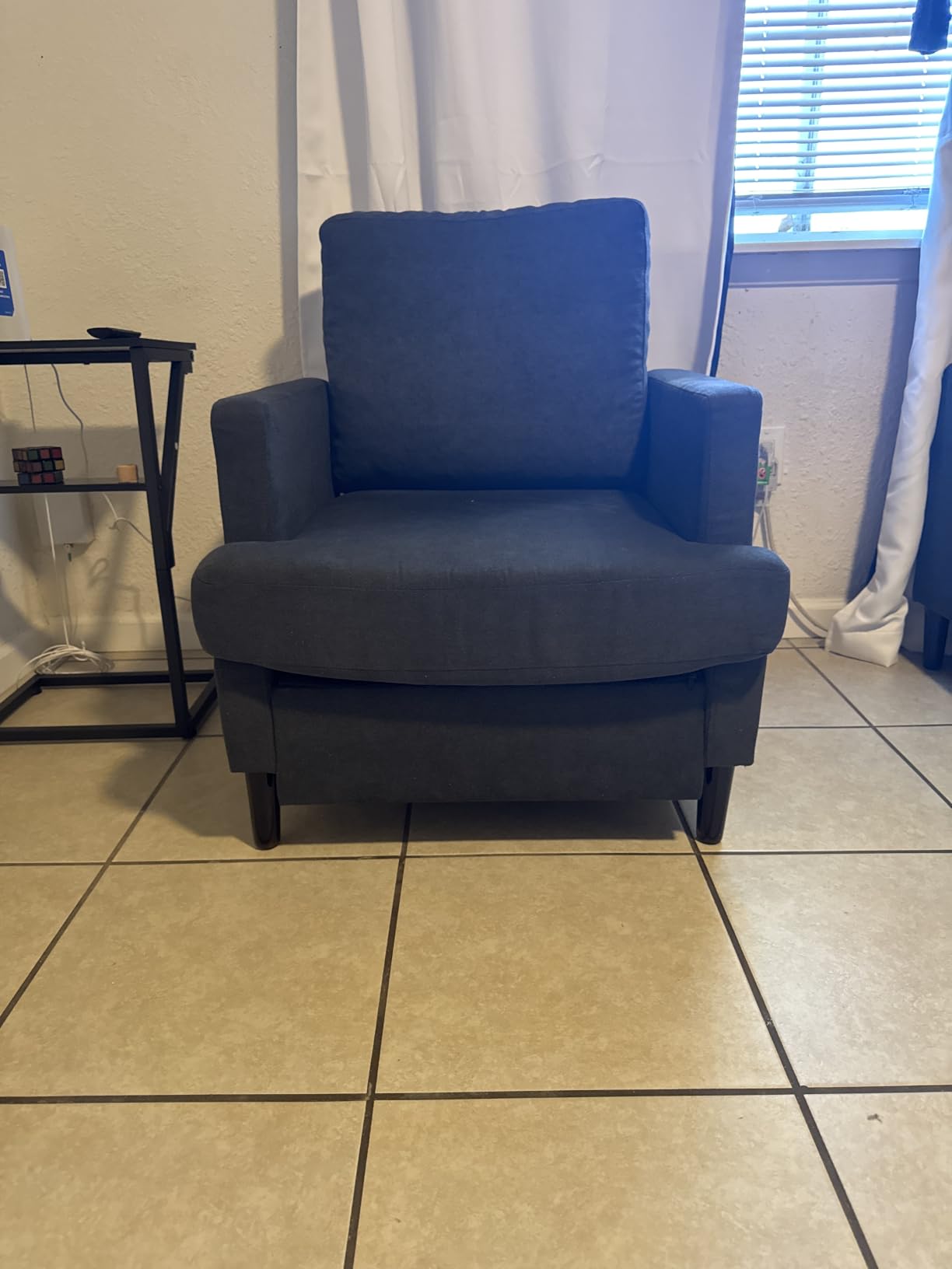 Weture Mid-Century Accent Chair, Dark Grey Armchair Living Room Chairs customer photo 1