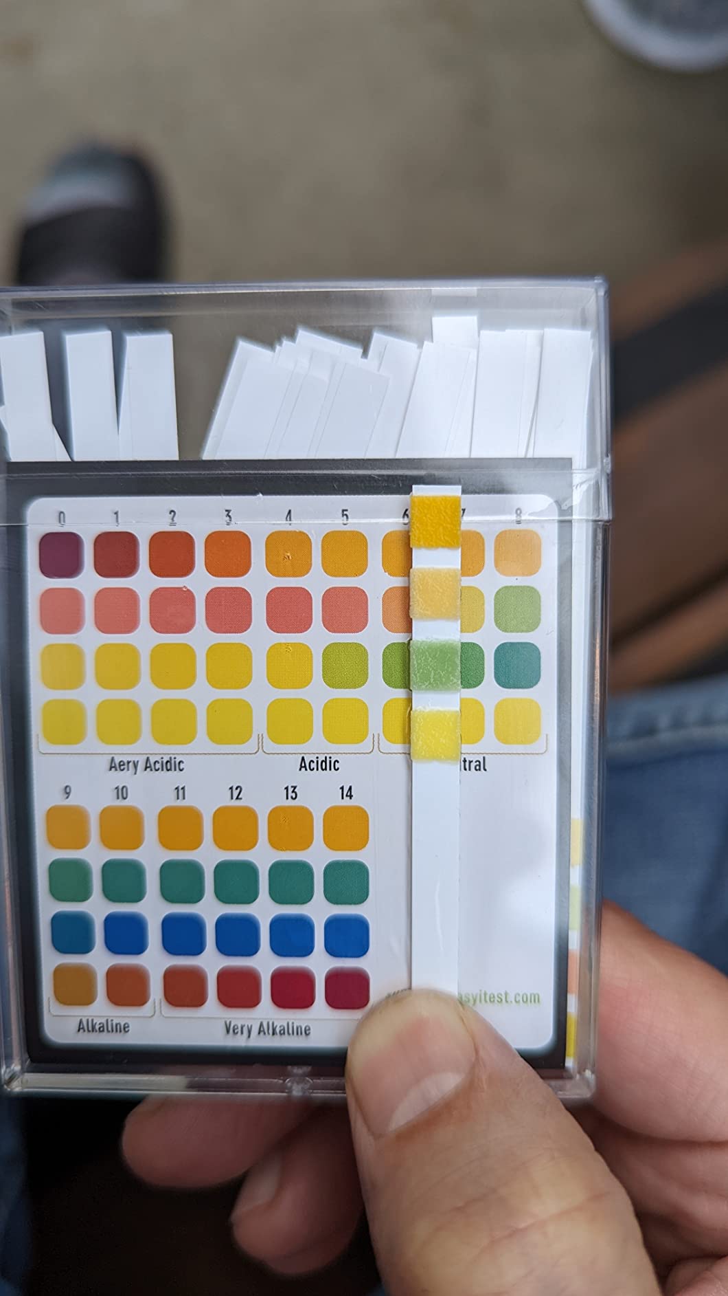 EASYTEST Saltwater Pool Test Strips, 0-8000 ppm, 25 Count customer photo 1