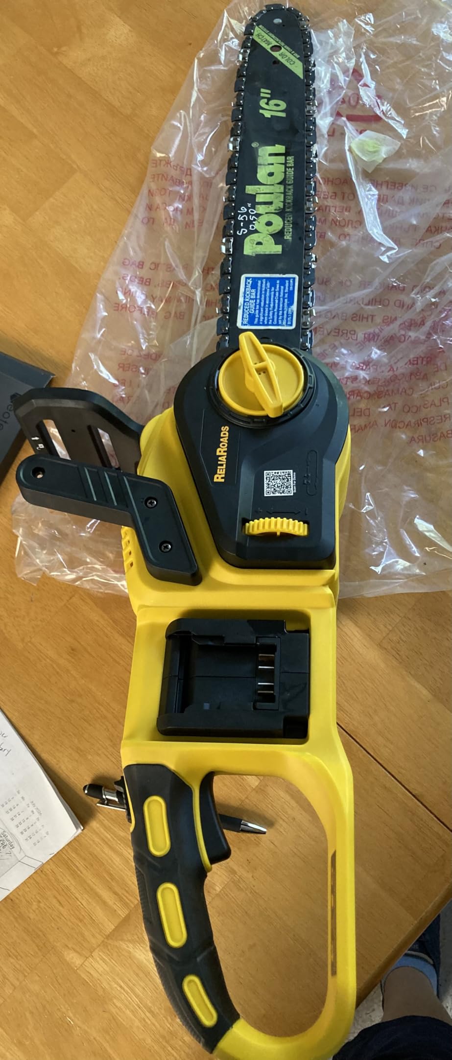 ReliaRoads 16-Inch 40V Brushless Cordless Chainsaw for DeWalt 20V MAX customer photo 1