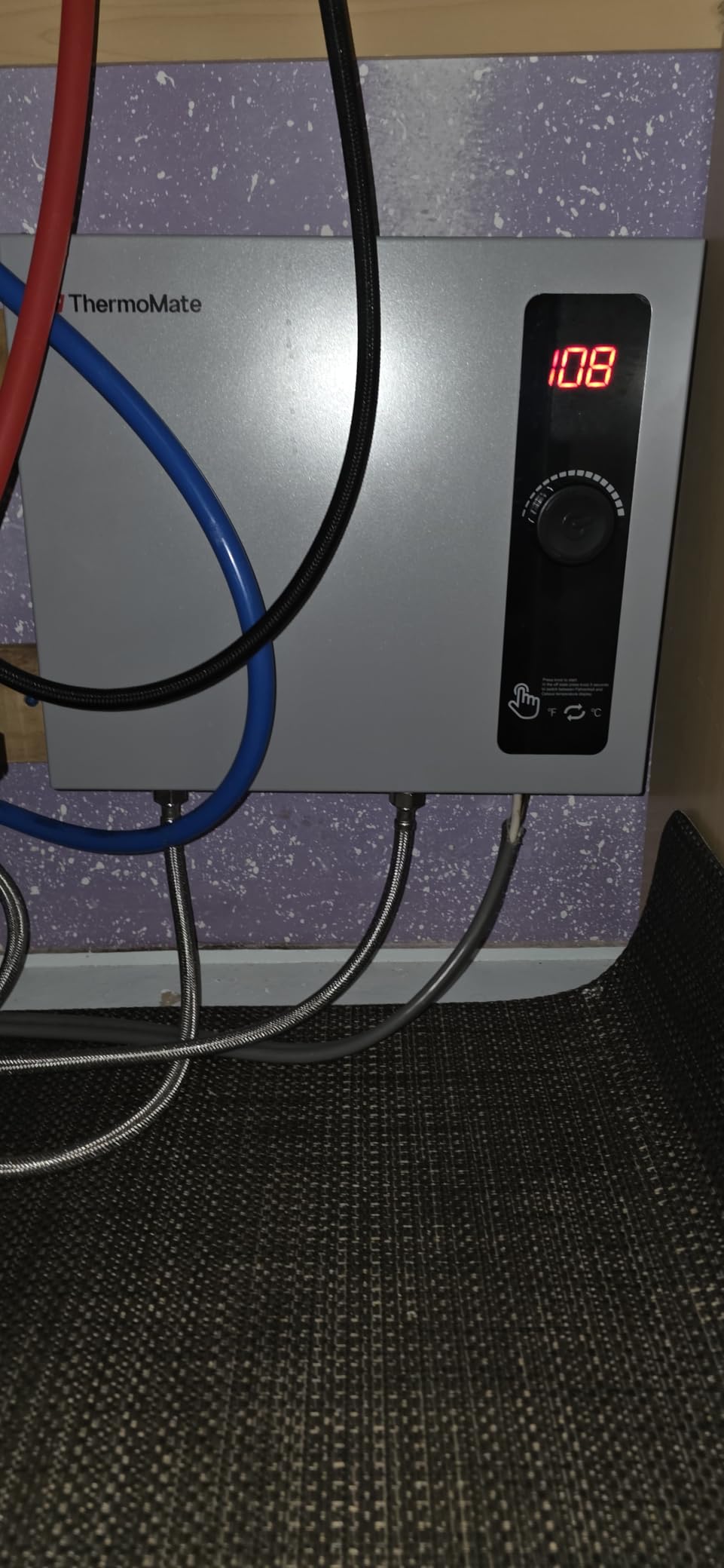 ThermoMate 14kW Tankless Water Heater Electric Upto 3.4 GPM ETL Certified customer photo 1