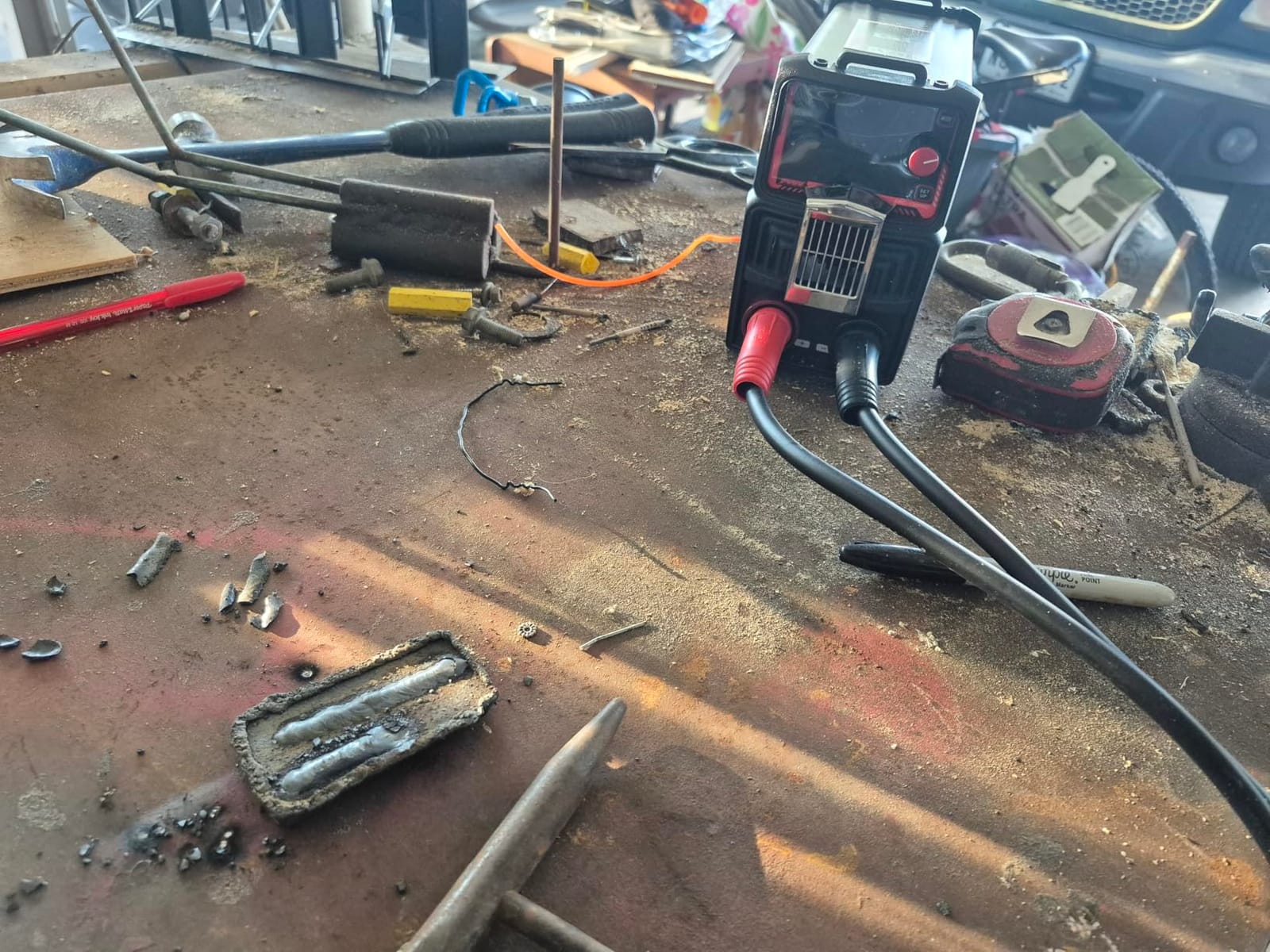 110V 135A Stick Welder Lift Tig Welder Portable Welding Machine with Overheat Protection,Electrode, Digital Screen, Quick Connector with Hot Start - MINI MMA Arc Welder customer photo 2