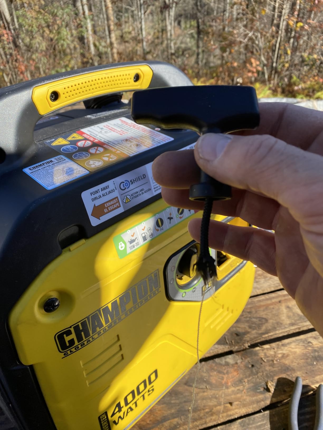 Champion 4000-Watt RV Ready Portable Inverter Generator customer photo 1