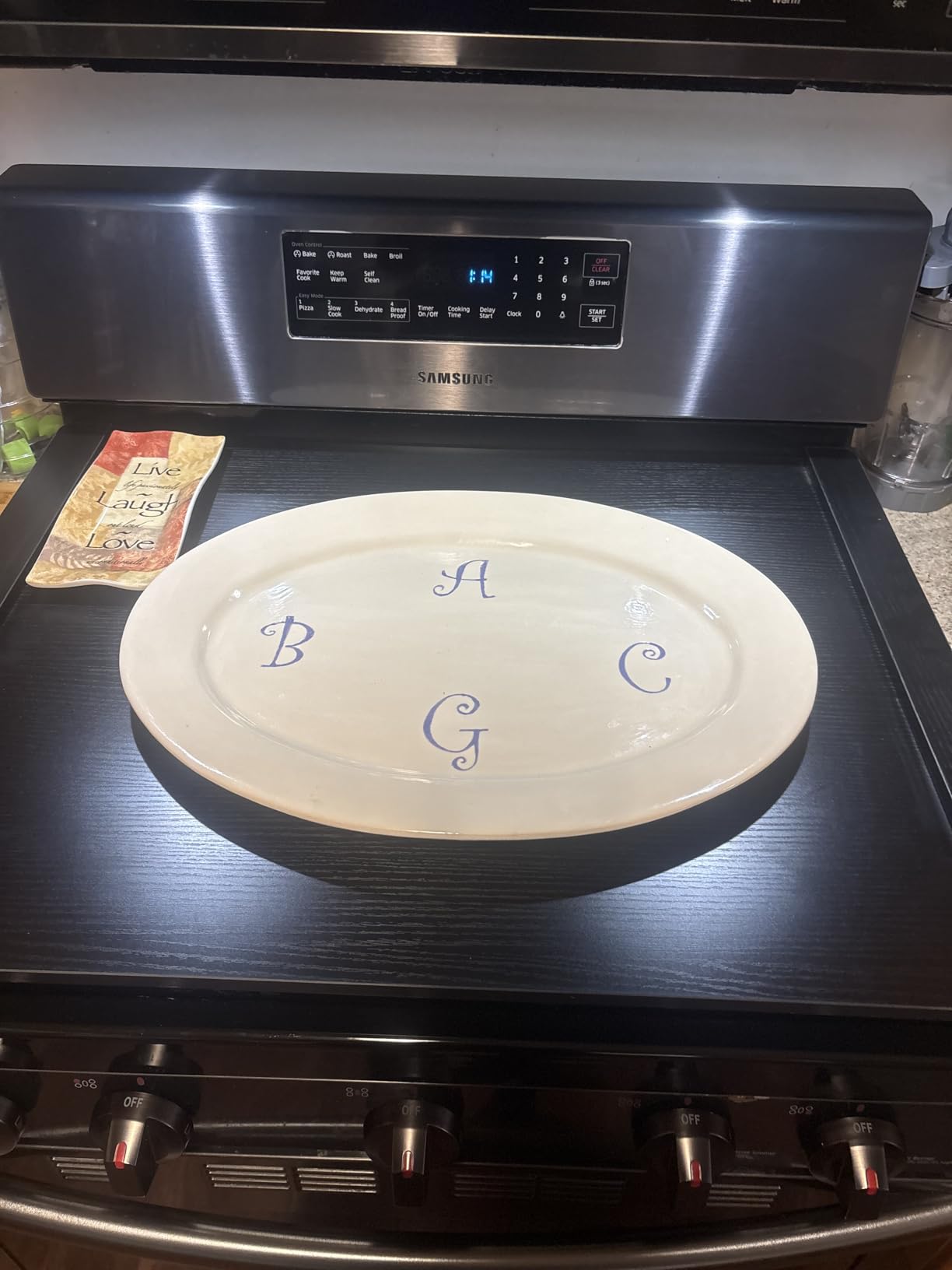 Noodle Board Stove Cover Wood (Ready to Use), Stove Top Covers for Electric Stove, Gas Stove, Wooden Decorative Rustic Kitchen Serving Tray, for Range Stovetop, Cooktop, 30'' * 22'', Brown customer photo 1