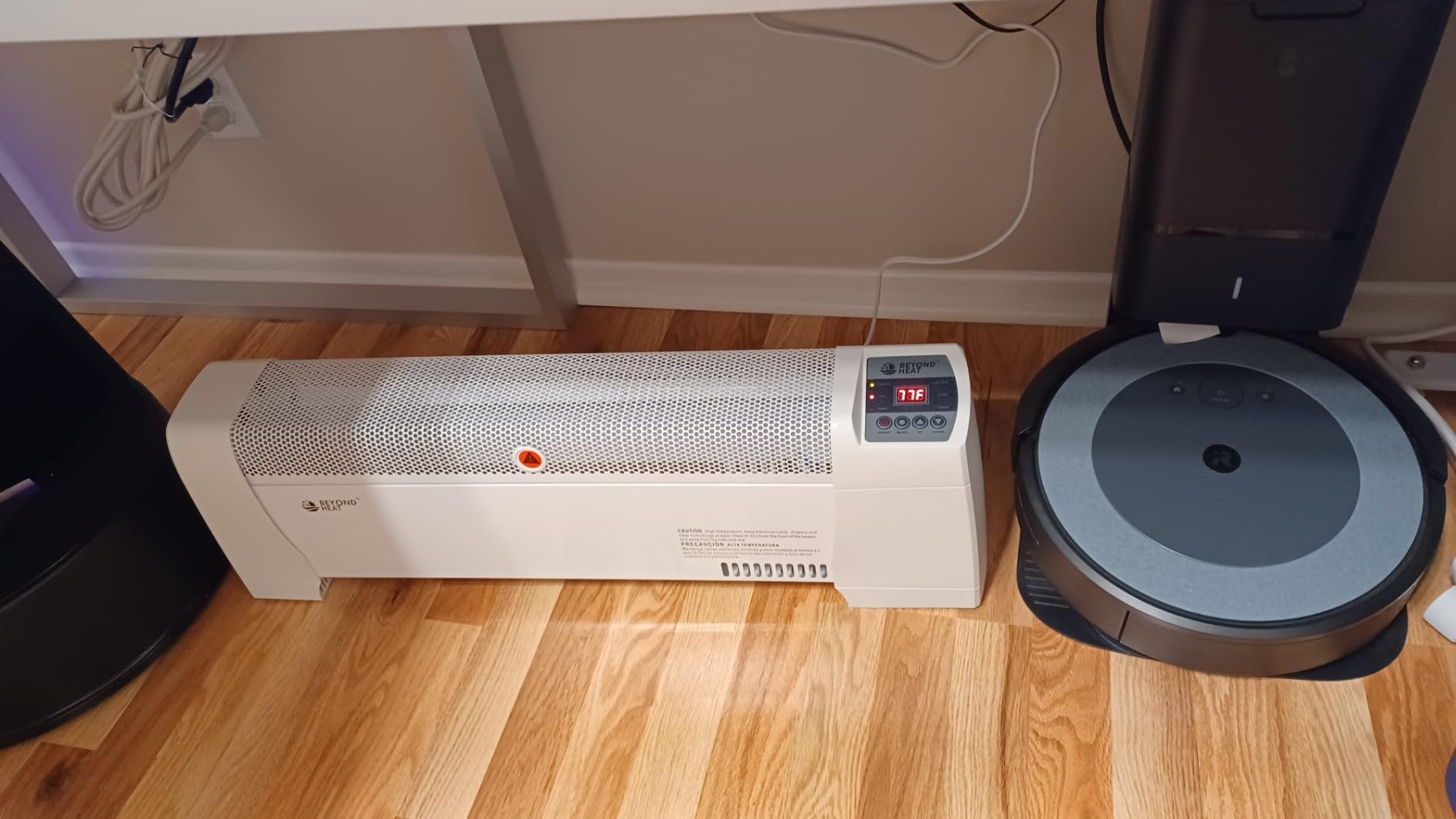 BEYOND HEAT Electric Baseboard Space Heater 1500W with Digital Thermostat customer photo 1