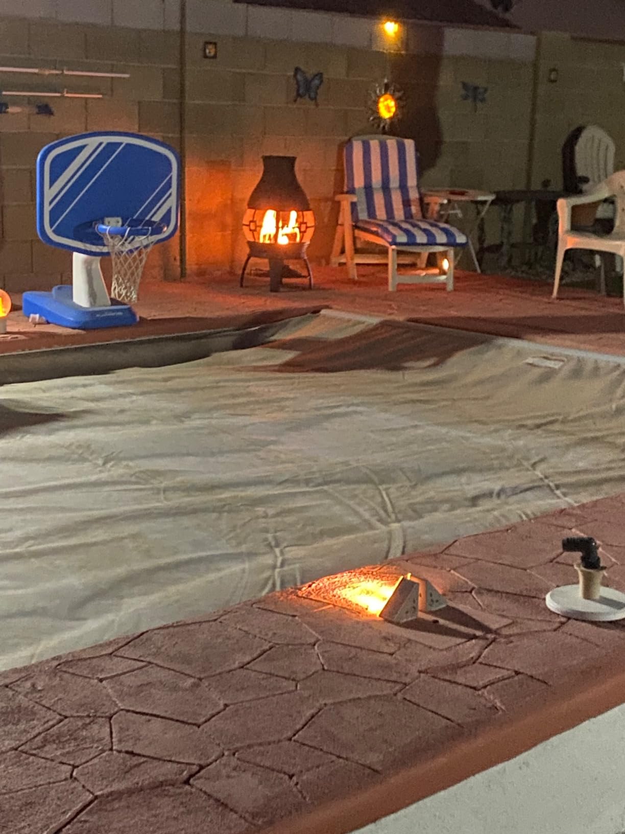 BALI OUTDOORS Fire Pit Wood Burning Chiminea Outside customer photo 1