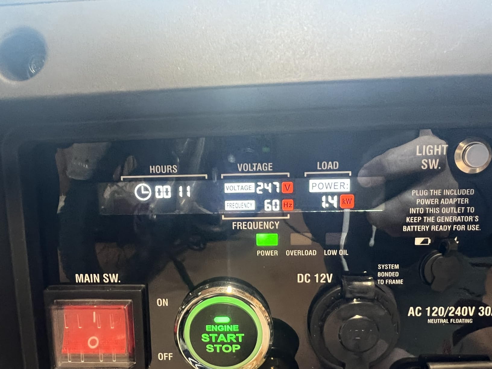 GENMAX Tri Fuel Generator,10500-Watt 458cc Tri Fuel Gasoline Propane Natural Gas Portable 50A Generator with Remote Start,Ideal for Home backup power. customer photo 2