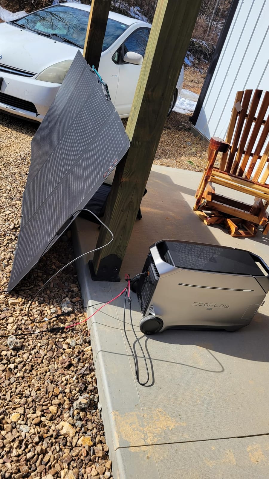 EF ECOFLOW DELTA Pro 3 Solar Generator 4096Wh with 2X400W Solar Panels customer photo 1