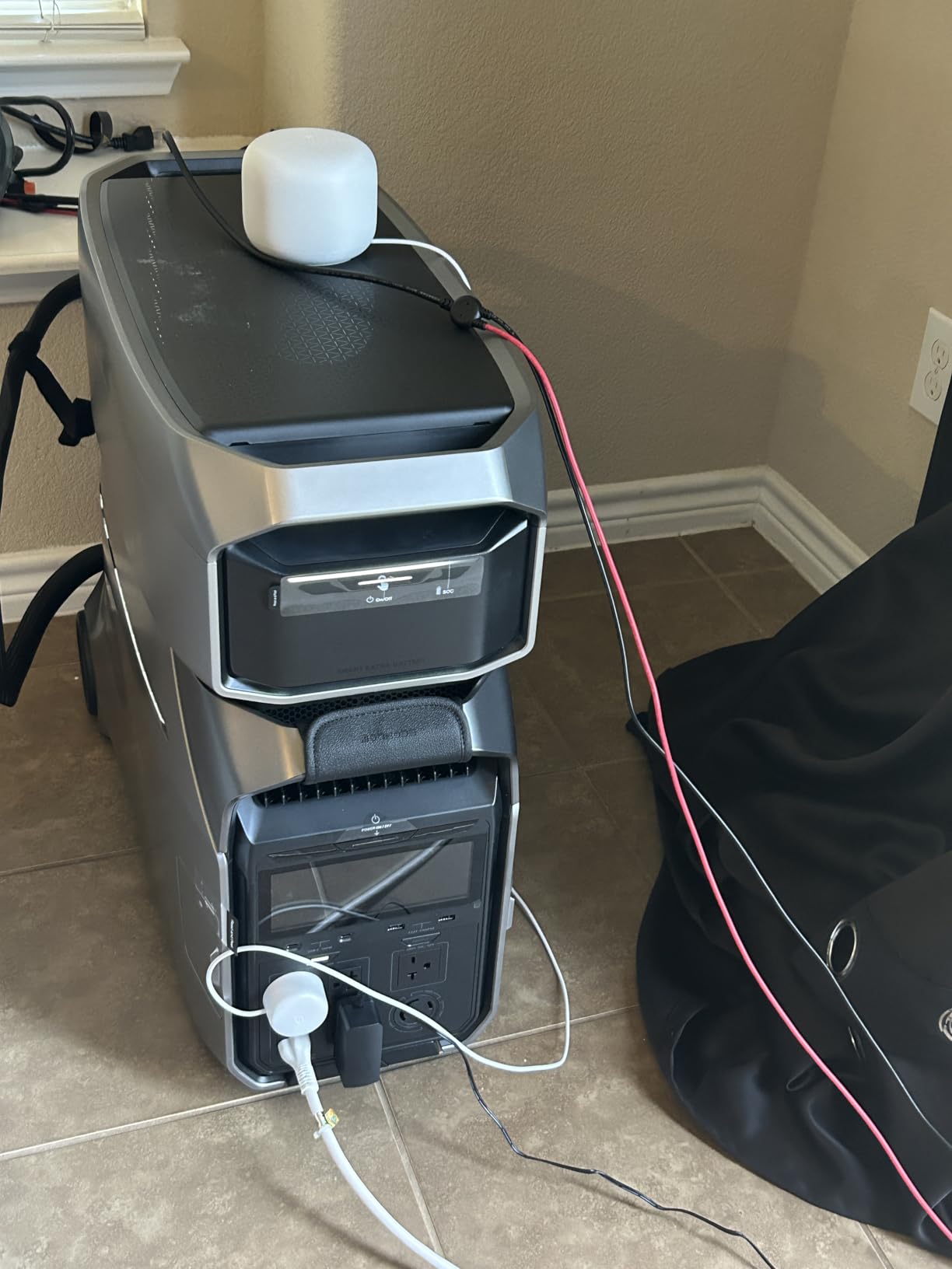 EF ECOFLOW DELTA Pro 3 Solar Generator 4096Wh with 2X400W Solar Panels customer photo 2