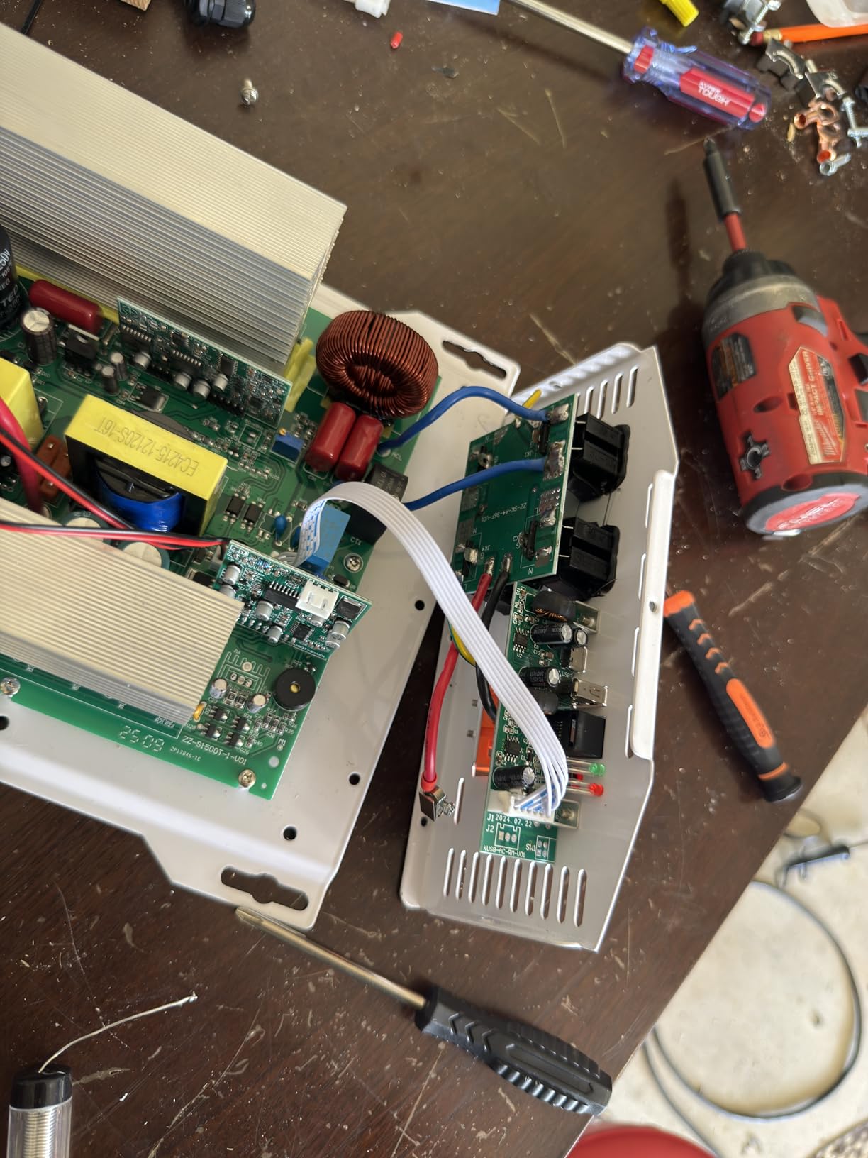 4000W Pure Sine Wave Inverter 12V DC to 120V AC Converter with LCD Remote customer photo 2