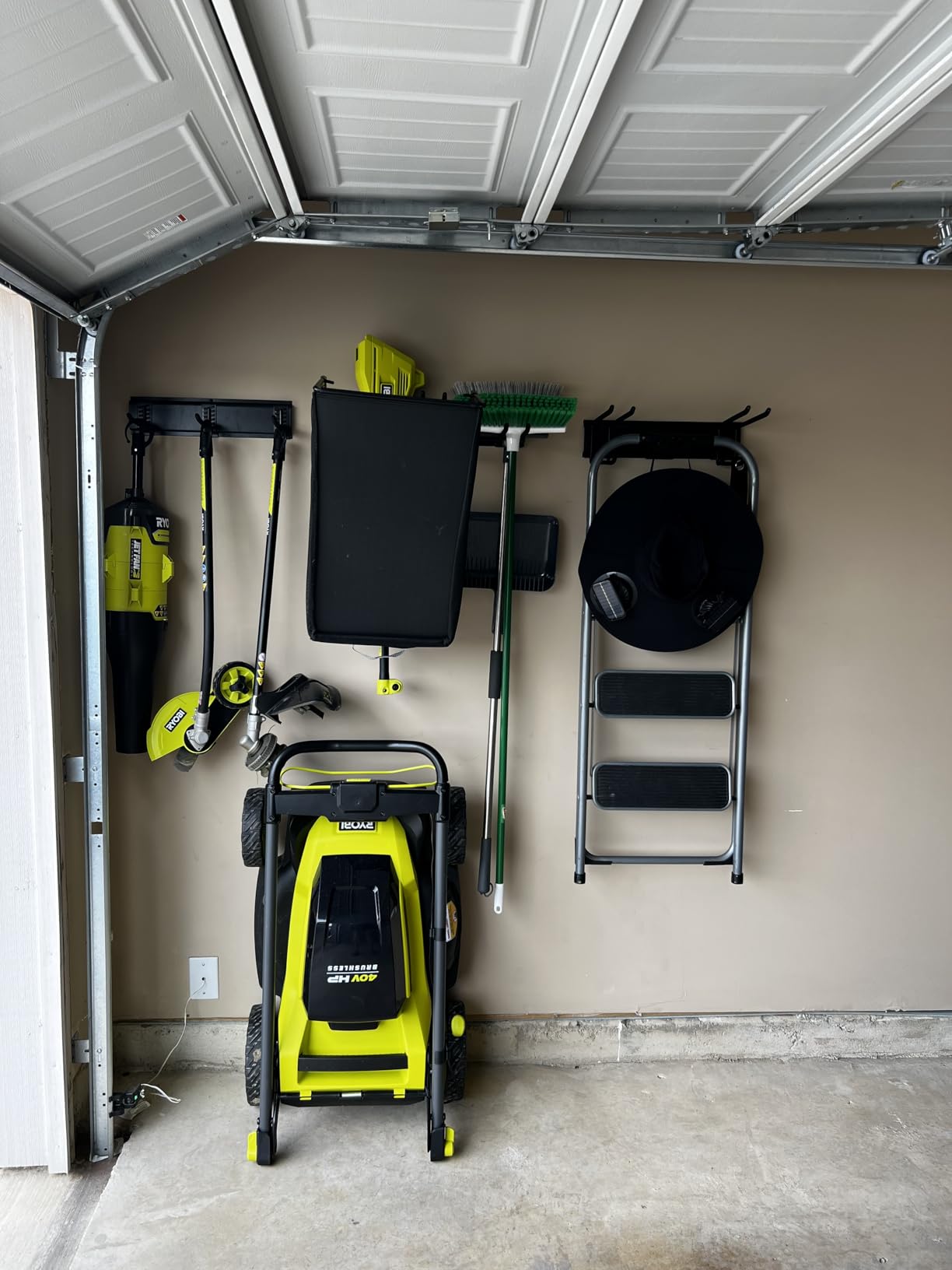 klasit Garage Wall Organizer,15Pack Carries 675 lbs,Garden Tool Organizer customer photo 2