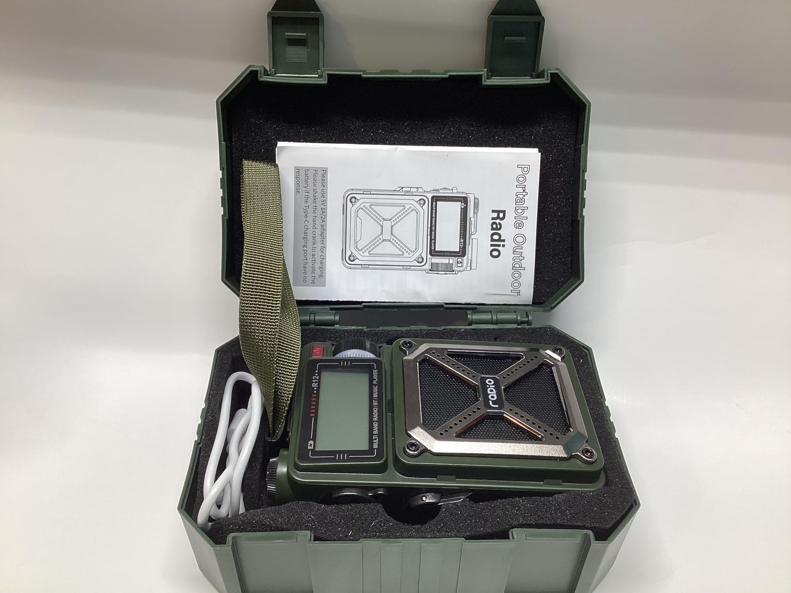 Greadio Portable Emergency Shortwave Radios, AM FM NOAA Weather Radio customer photo 1