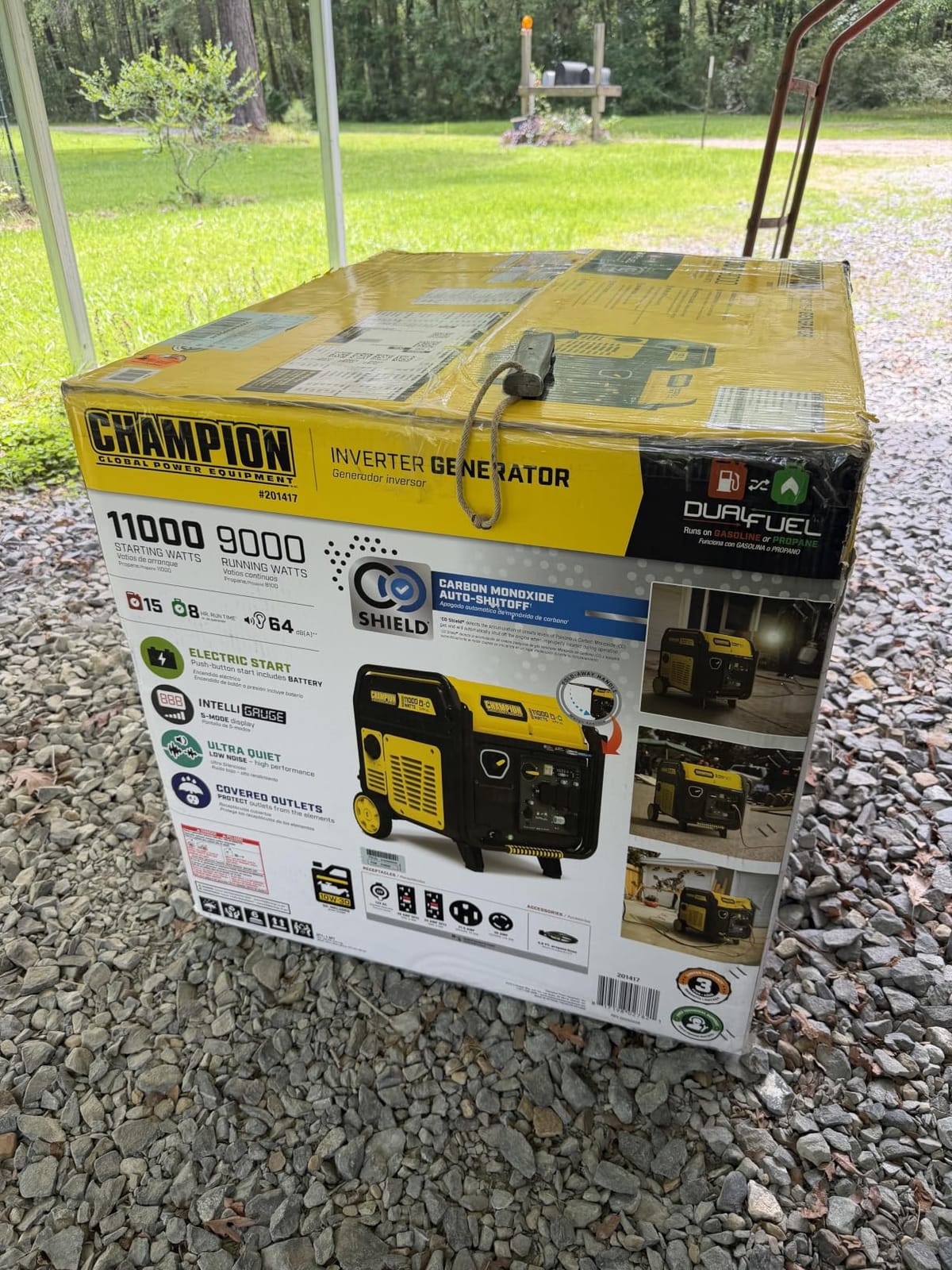 Champion 11,000-Watt Remote Start Tri Fuel Portable Inverter Generator customer photo 2