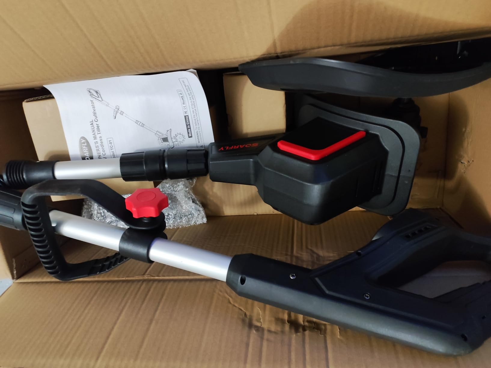SOARFLY Cordless Tiller Cultivator 9