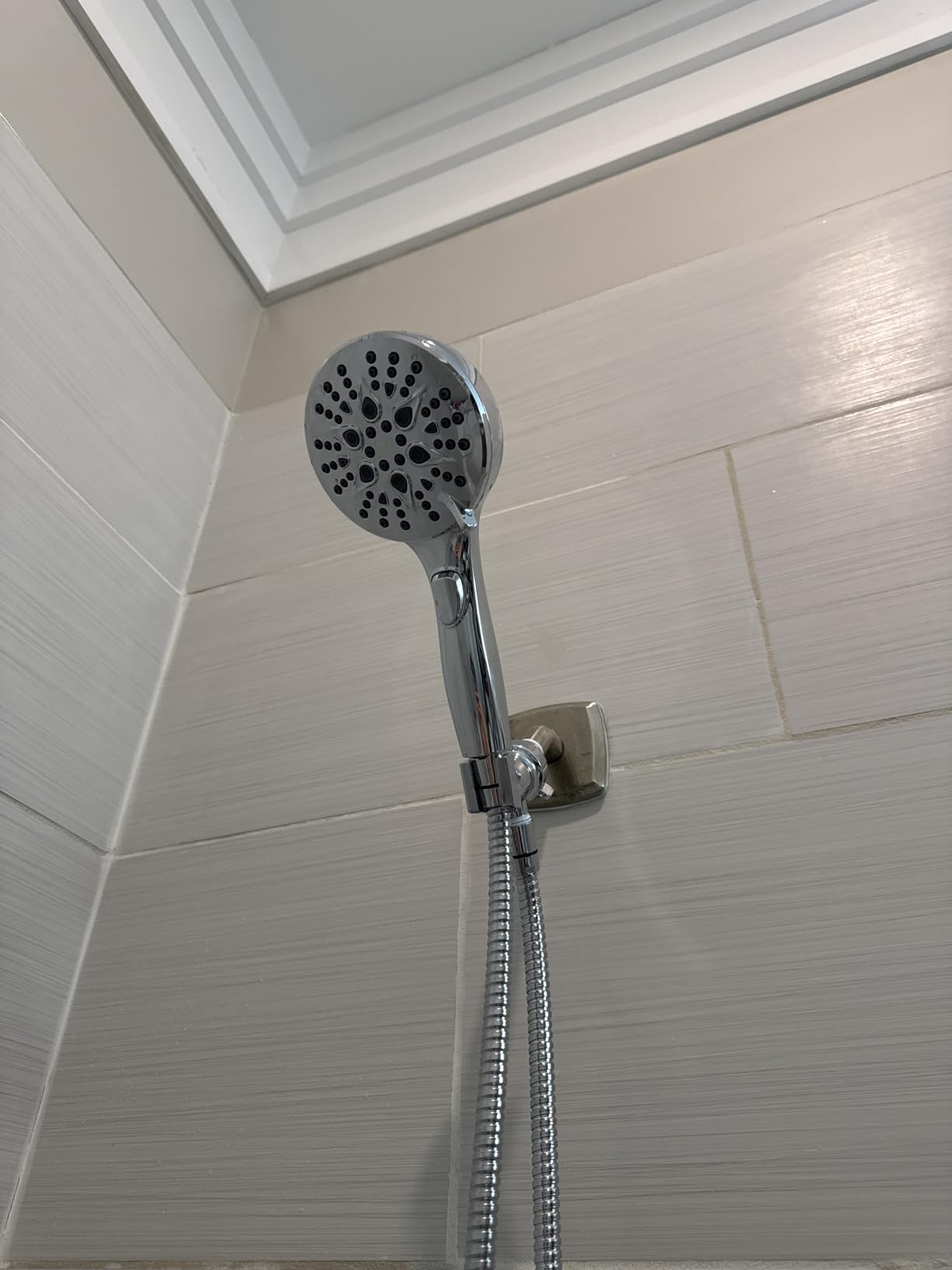 GwernKB Handheld Shower Head with ON OFF Switch & 79in Stainless Steel Hose customer photo 2