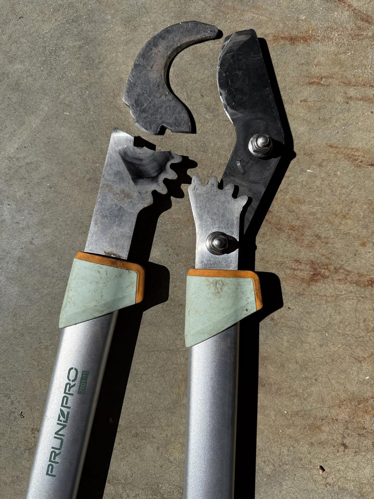 PrunePro® Loppers for Tree Trimming Stainless Steel Branch Cutter Heavy Duty Bypass Tree Pruner Rust Resistant Sharp Blade Up to 2