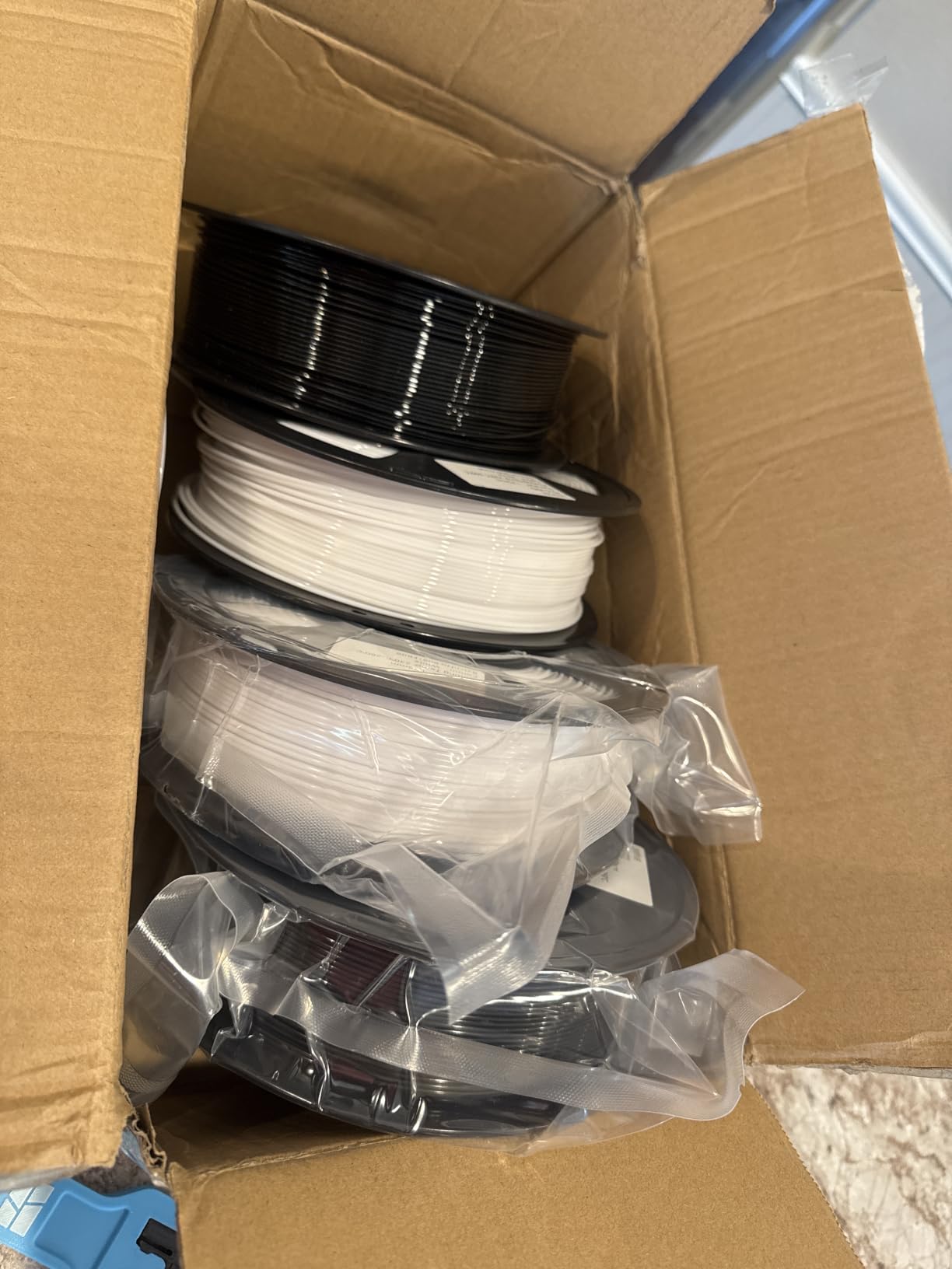 PETG PRO Filament 1.75mm Black 1KG customer photo 2