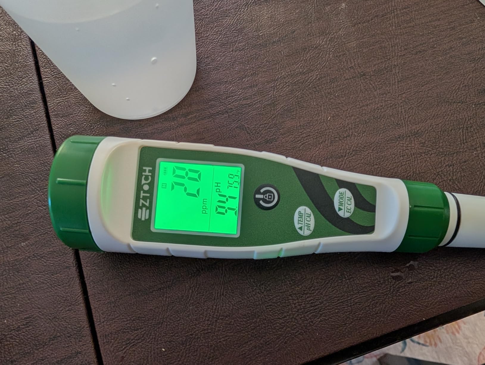 Hydroponic pH EC Meter, Water pH TDS PPM Meter customer photo 1