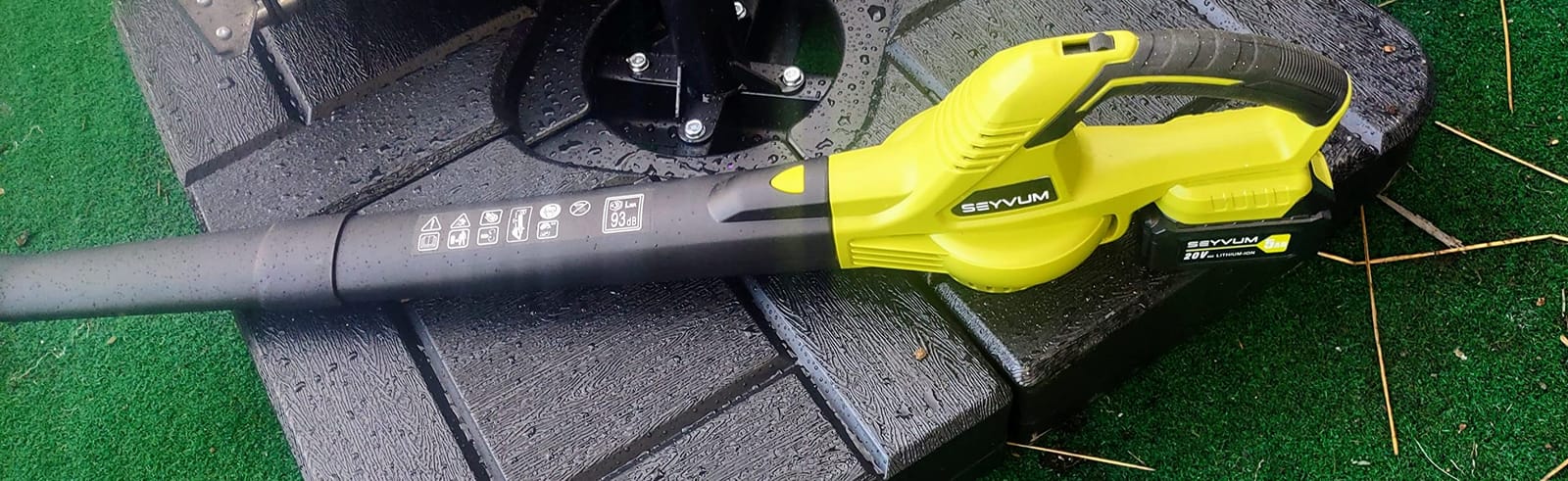 SEYVUM Leaf Blower 20V Cordless, with 2 x 2.0Ah Battery, 350 CFM 150 MPH customer photo 1