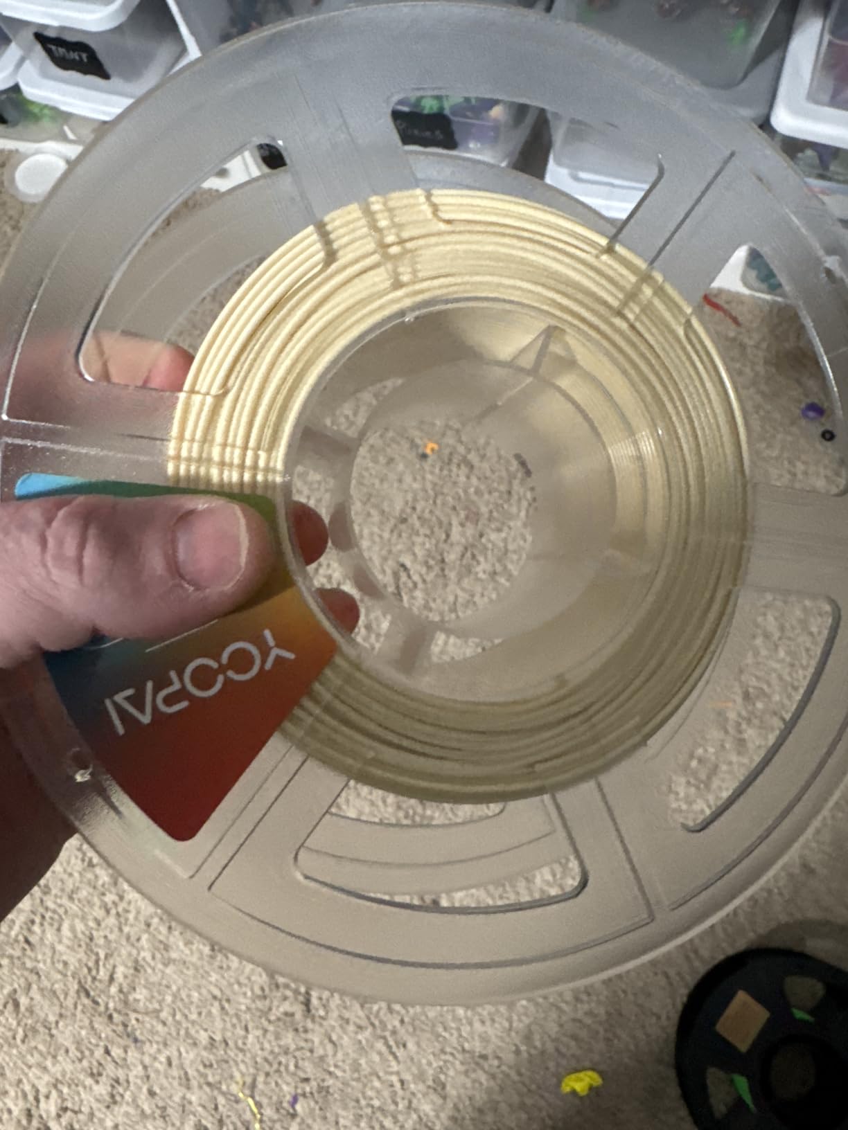 Matte PLA+ Filament 1.75mm, Soft Matte Finish, Reduced Layer Lines customer photo 1