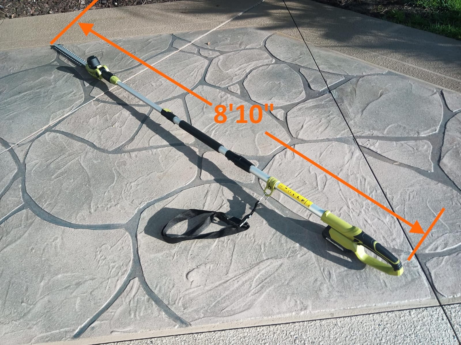 SEYVUM 20V Cordless Pole Hedge Trimmer, Bush & Shrub Cutter, 20-Inch Blade customer photo 1