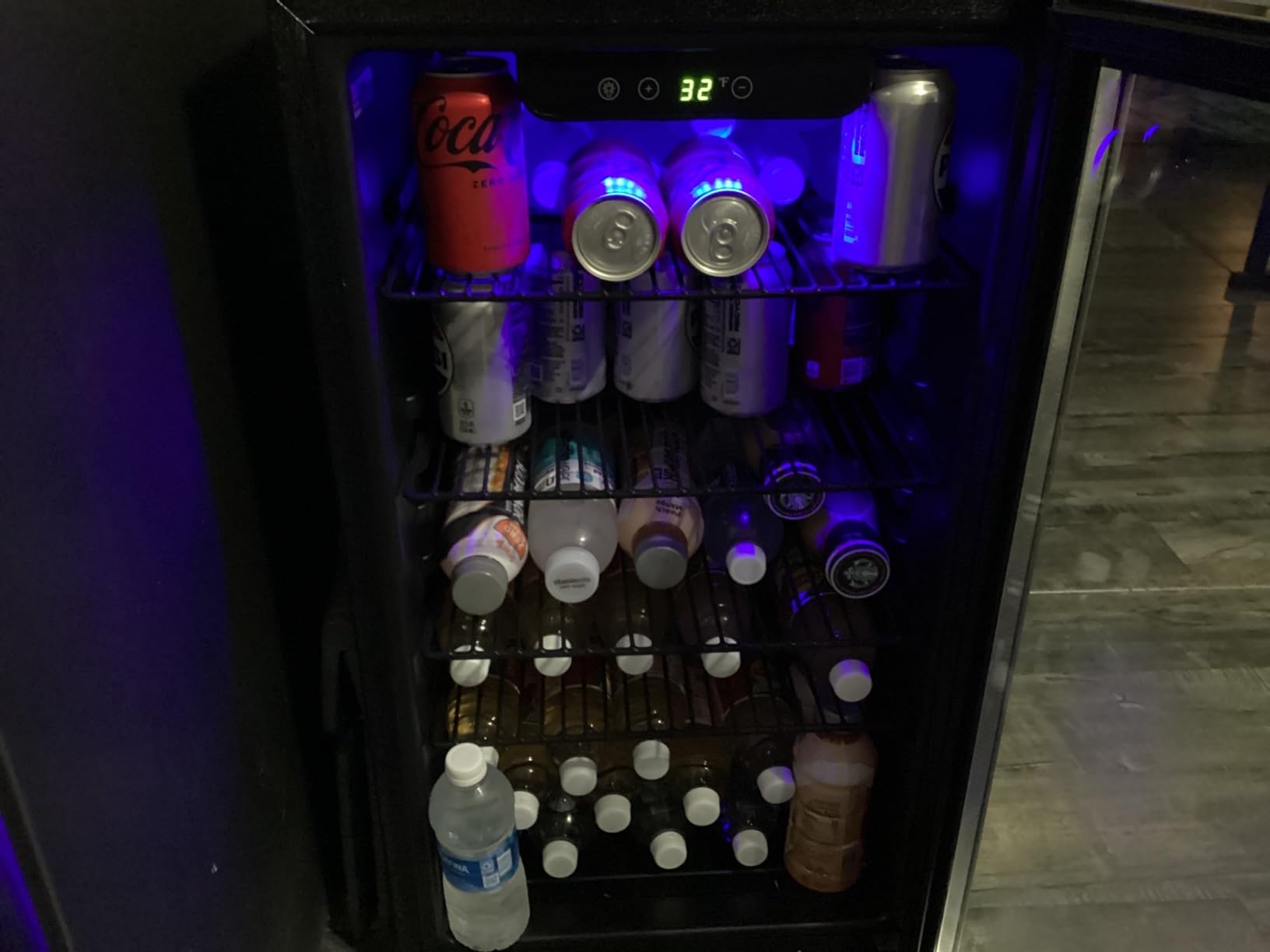 Icyglee 126 Can Mini Fridge, 3.2 Cu.Ft Beverage Refrigerator, Drink Cooler customer photo 2