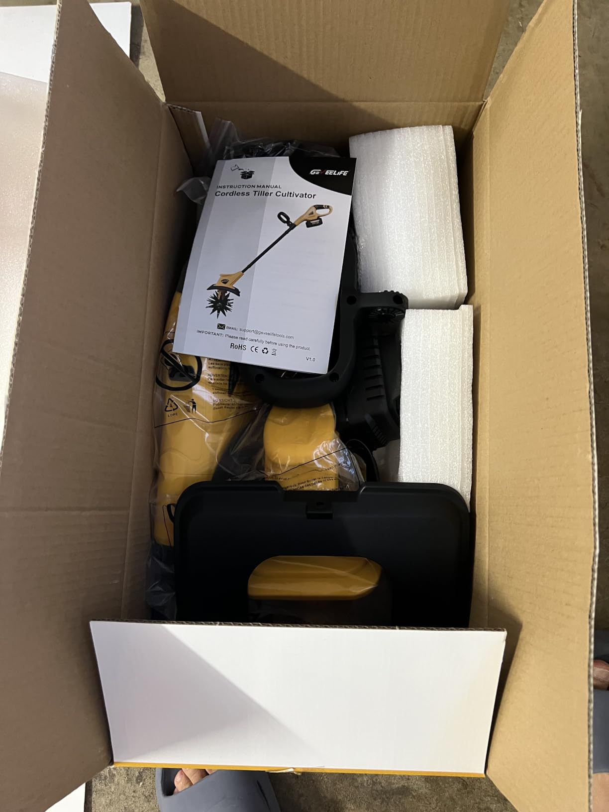 Cordless Tiller Cultivator, 12