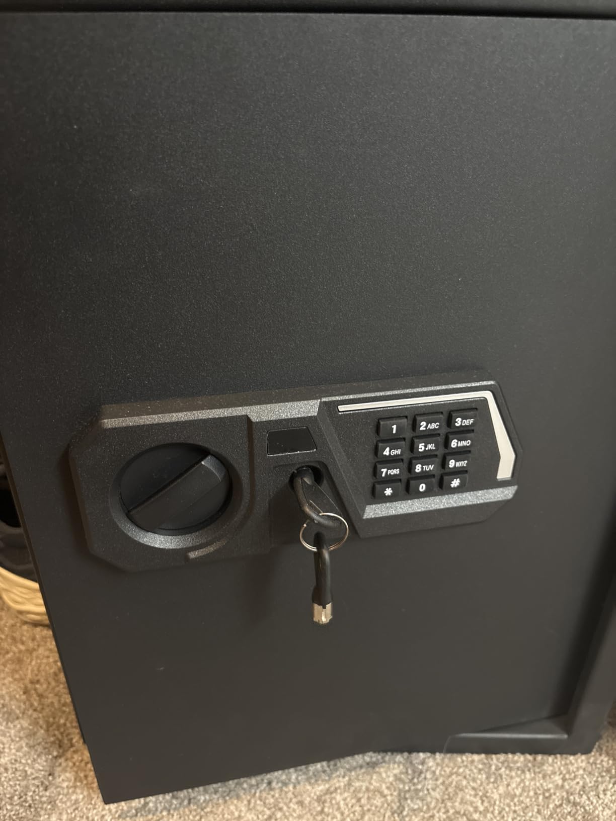 1.8 Cub Small Fire Safe for Home Use, Digital Security Safes Fireproof Waterproof with Combination Lcok and Removable Shelf, Anti-theft Fireproof Safe Box for Document Money Valuables customer photo 2