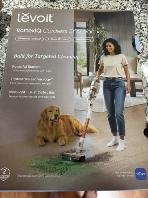 Levoit VortexIQ® Cordless Vacuum Cleaner for Pet Hair, 50-Min Runtime customer photo 2