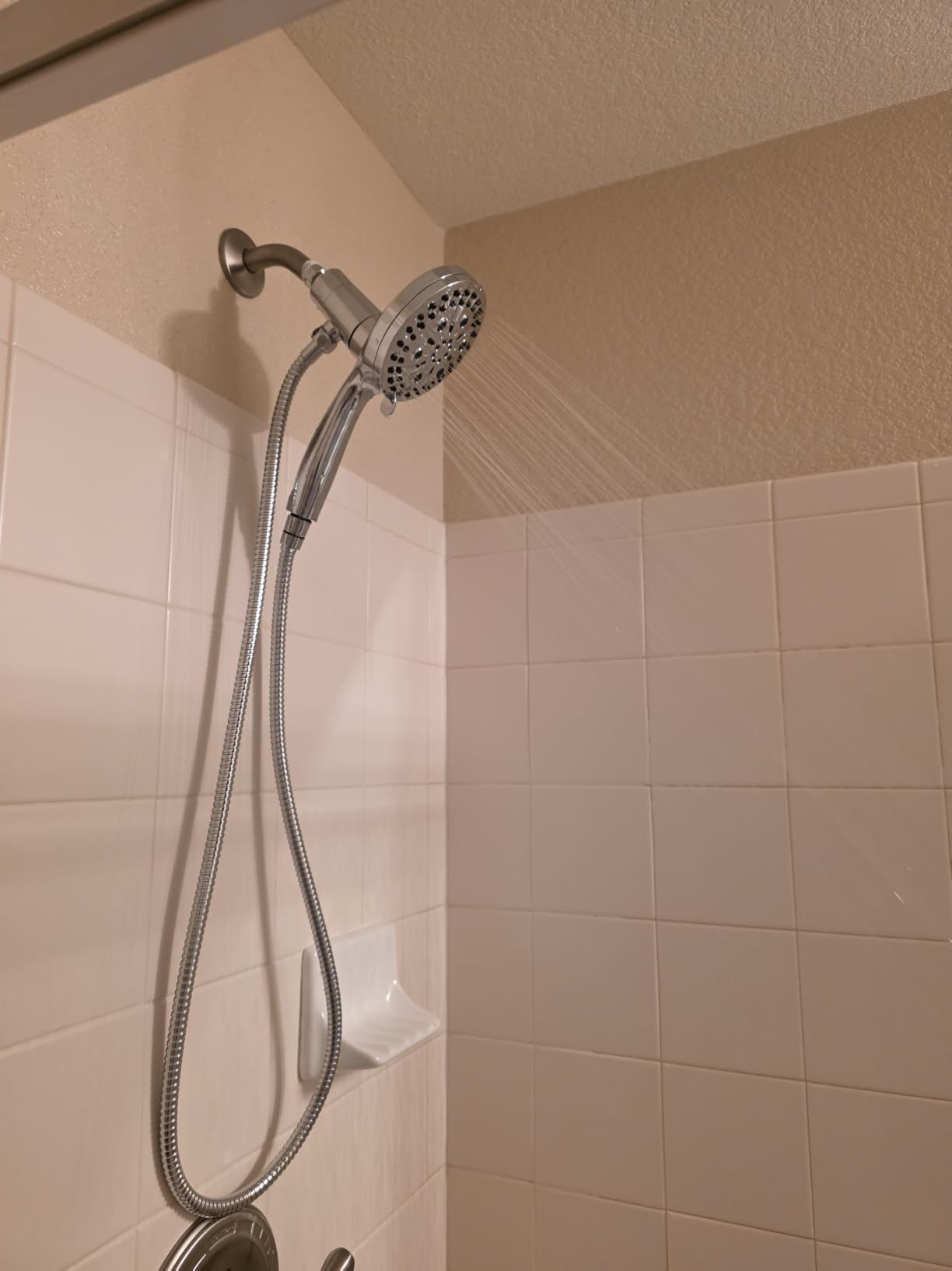 Handheld Shower Head High Pressure – Magnetic Holder,10 Spray Modes with Power Wash for Pets&Tile&Toilet, Filtered for Softer Skin & Shinier Hair, 1.8GPM, Stainless Steel Hose customer photo 1