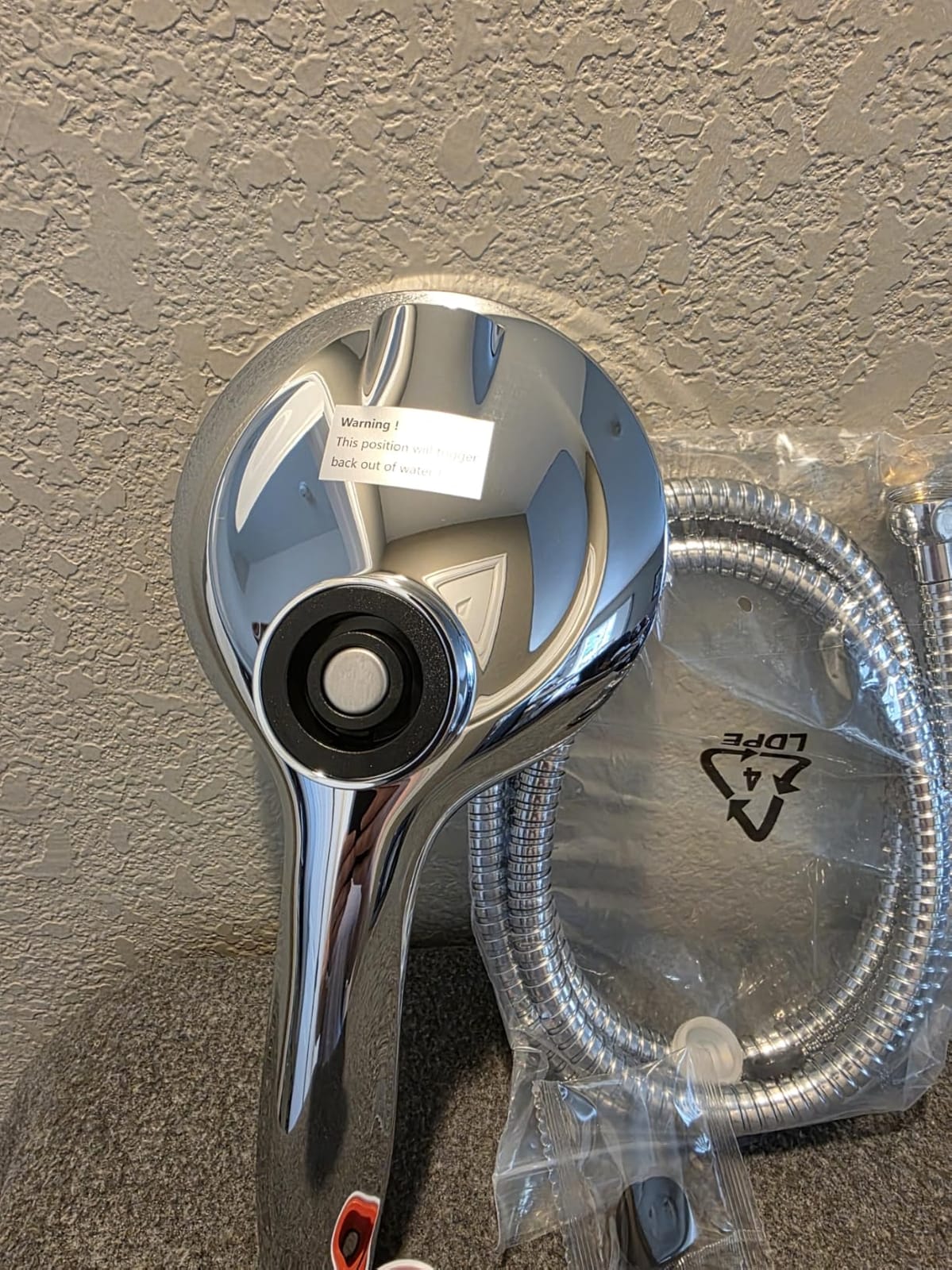 Handheld Shower Head High Pressure – Magnetic Holder,10 Spray Modes with Power Wash for Pets&Tile&Toilet, Filtered for Softer Skin & Shinier Hair, 1.8GPM, Stainless Steel Hose customer photo 2