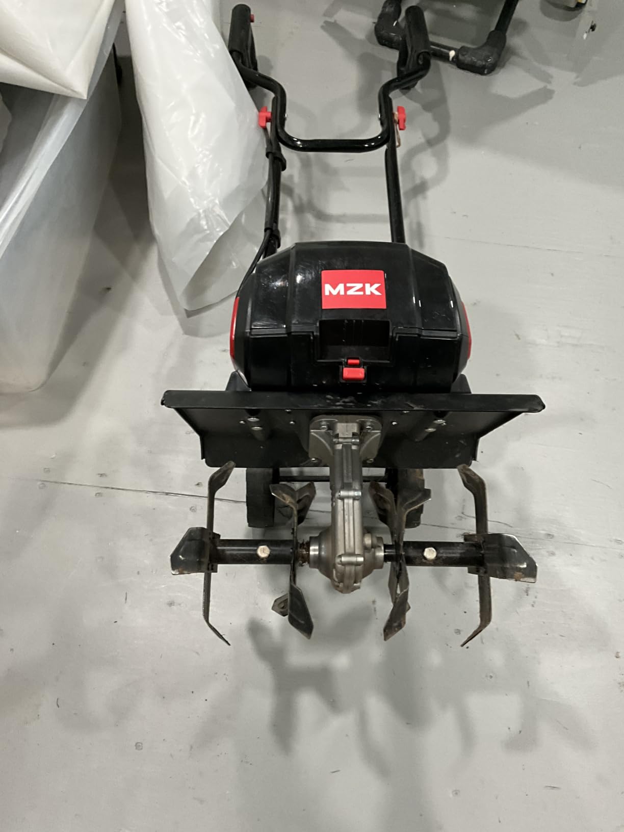 MZK 20V Cordless Tiller Cultivator, 8.6-Inch Steel Tines,360 RPM customer photo 2