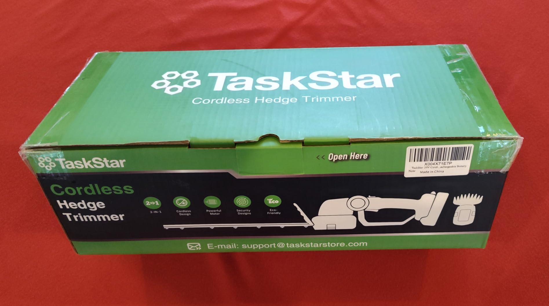 TaskStar 2-in-1 Cordless Hedge Trimmer & Grass Shears, 20V 2x2.0Ah Battery customer photo 1