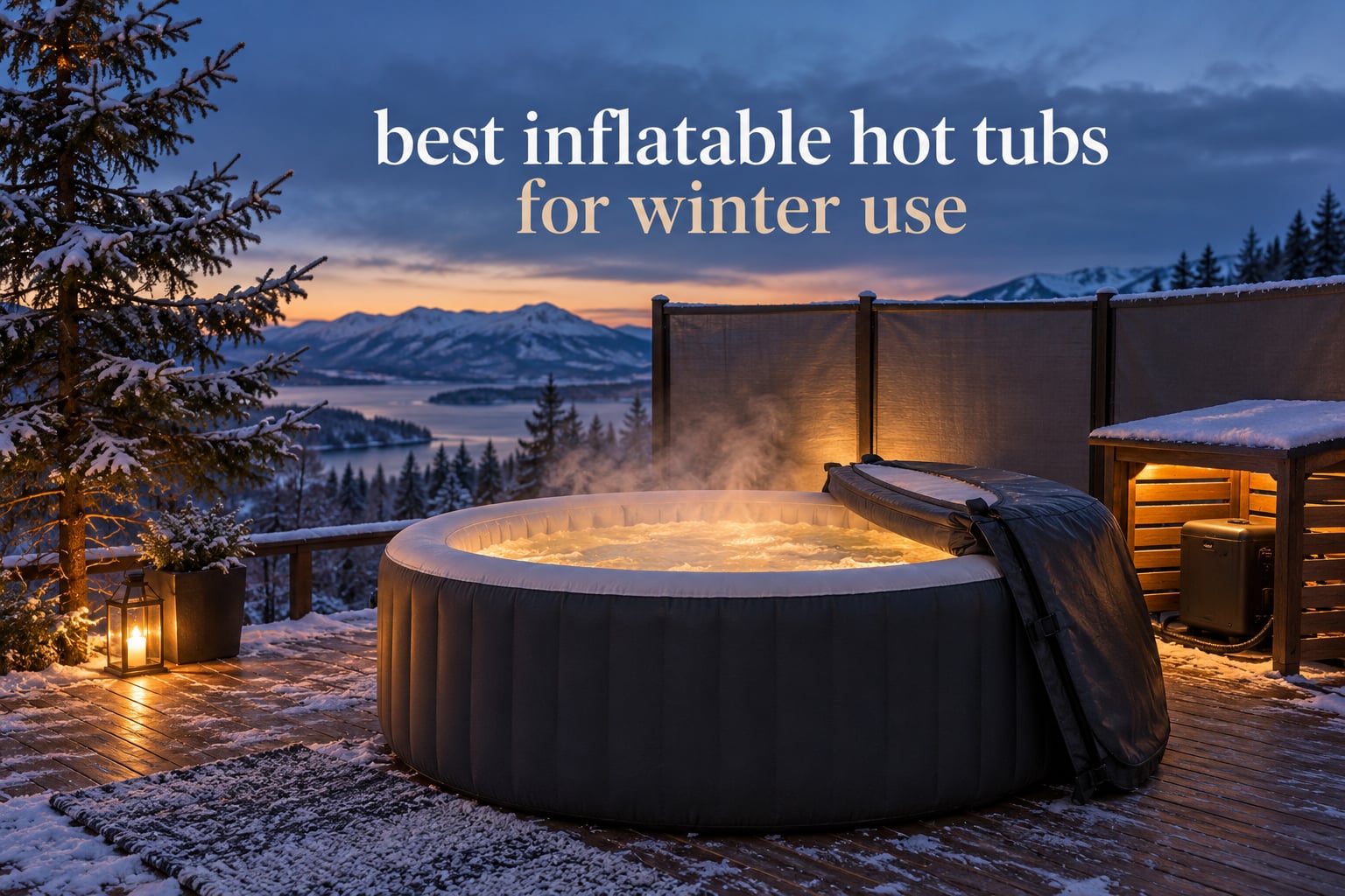 best inflatable hot tubs for winter use