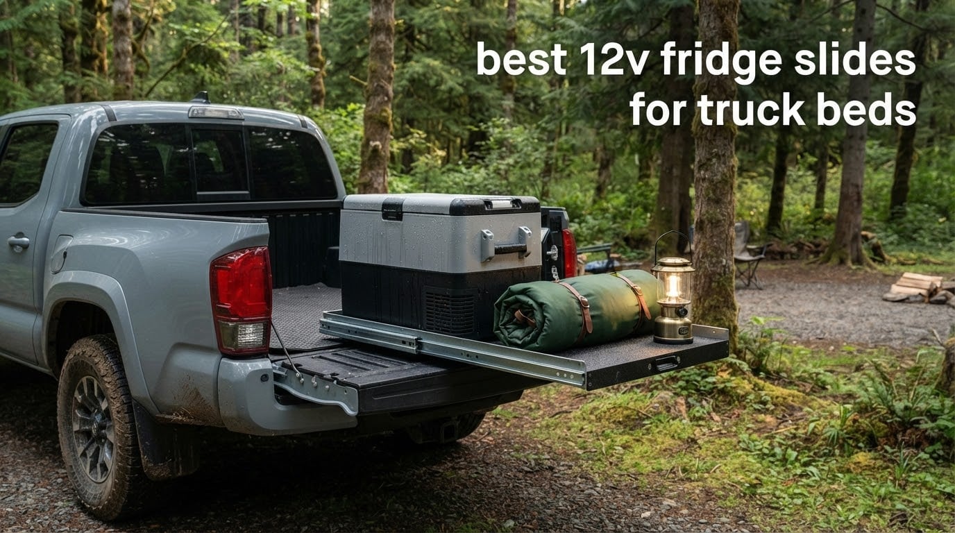 best 12v fridge slides for truck beds