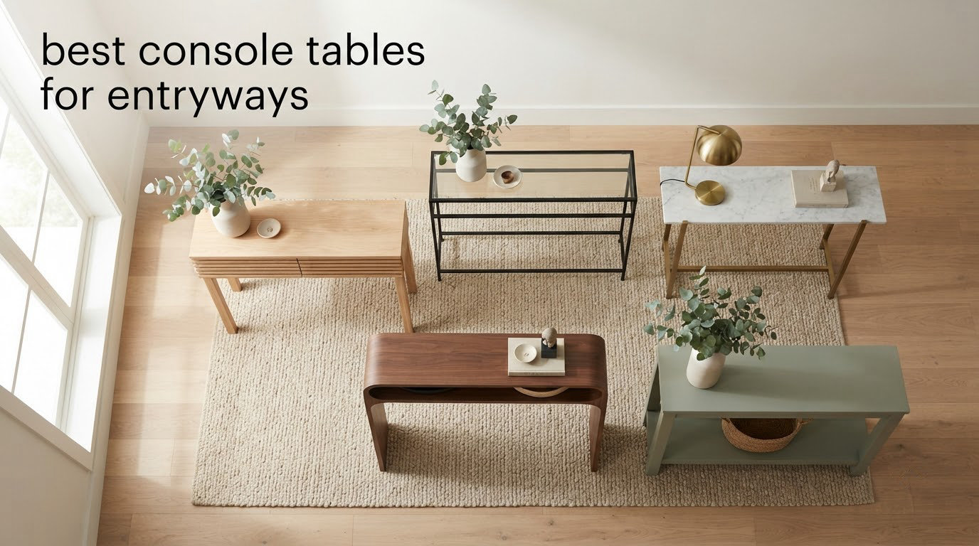 best console tables for entryways