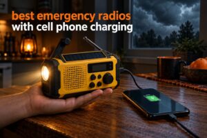 best emergency radios with cell phone charging