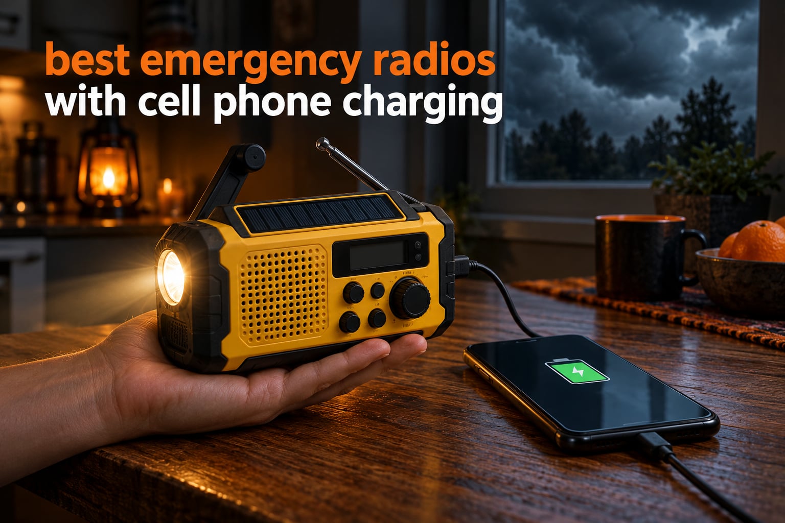 best emergency radios with cell phone charging