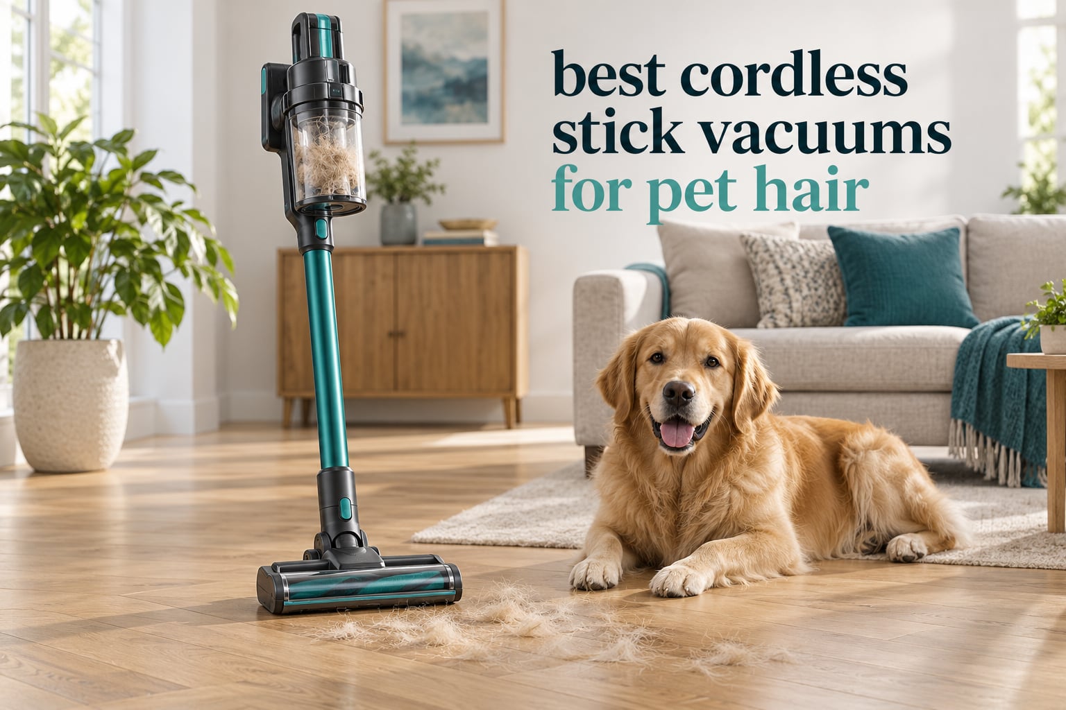 best cordless stick vacuums for pet hair